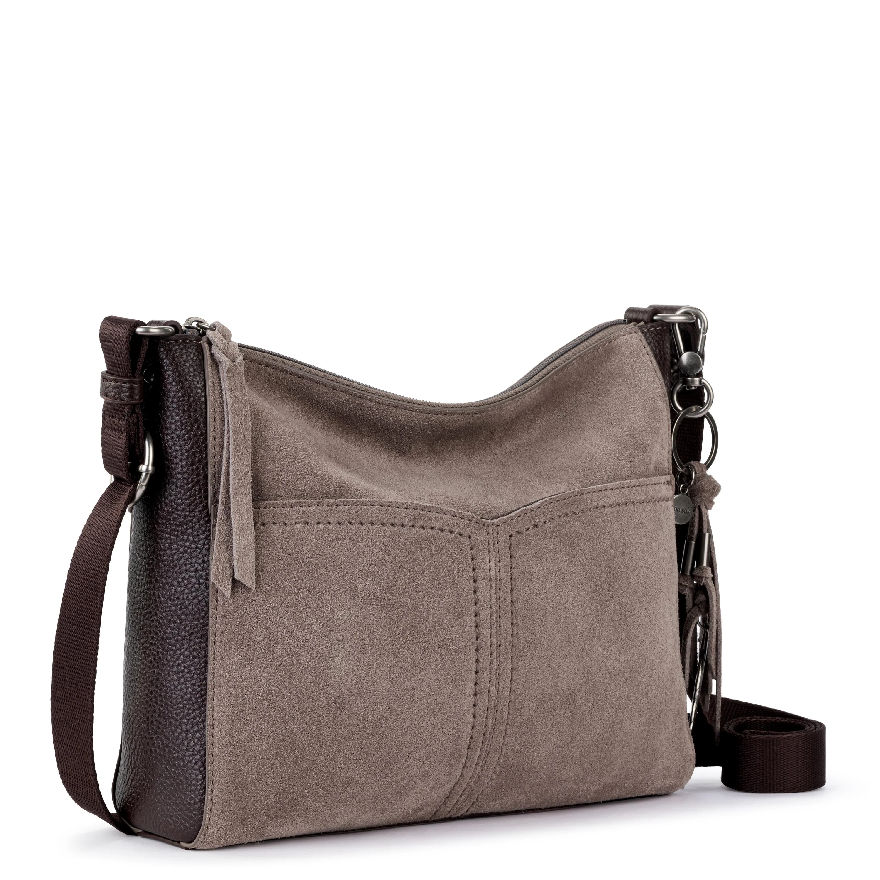 Alameda Crossbody - Leather - Mushroom Suede - Image 4