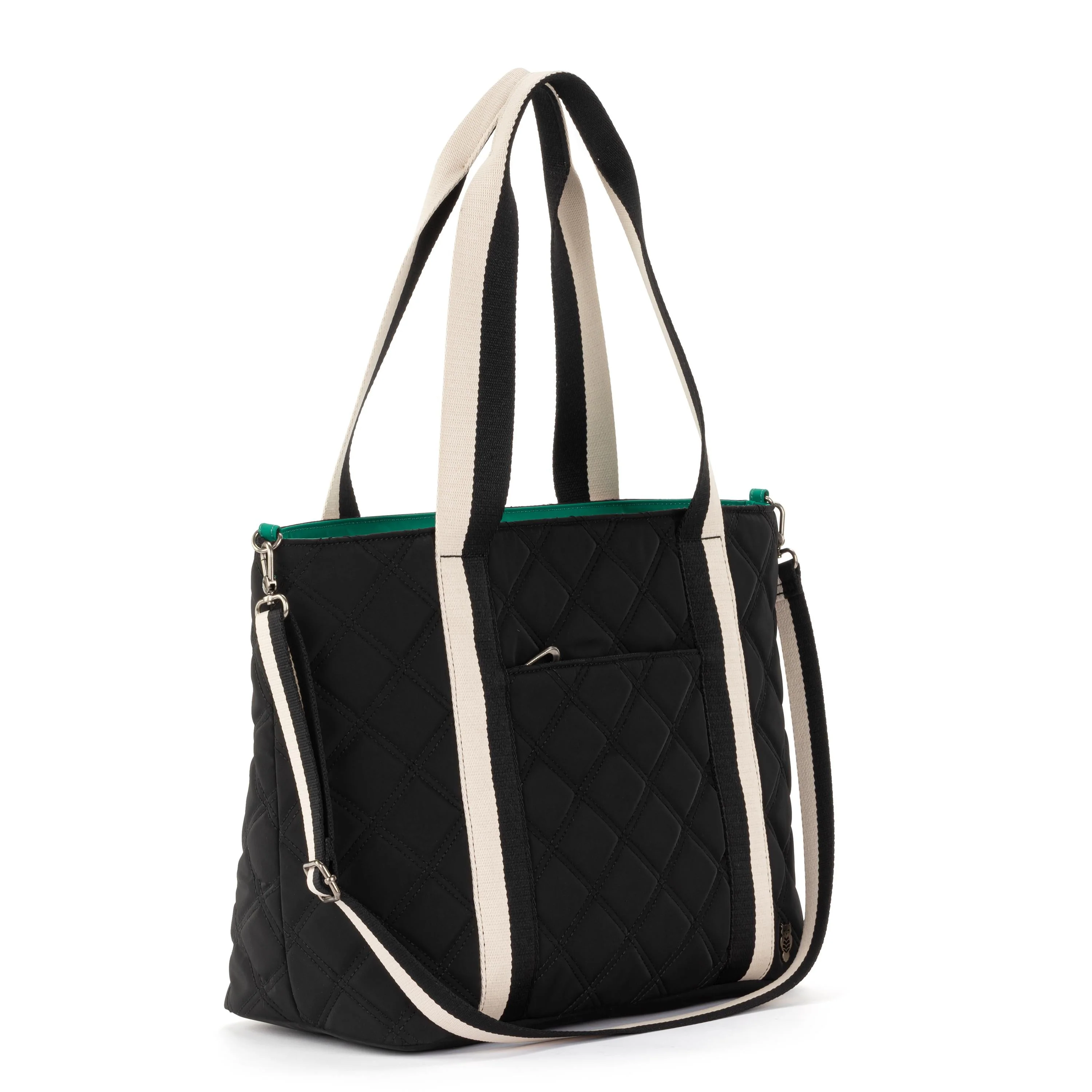Arlo Large Tote - EcoTwill - Black Diamond Quilted - Image 3