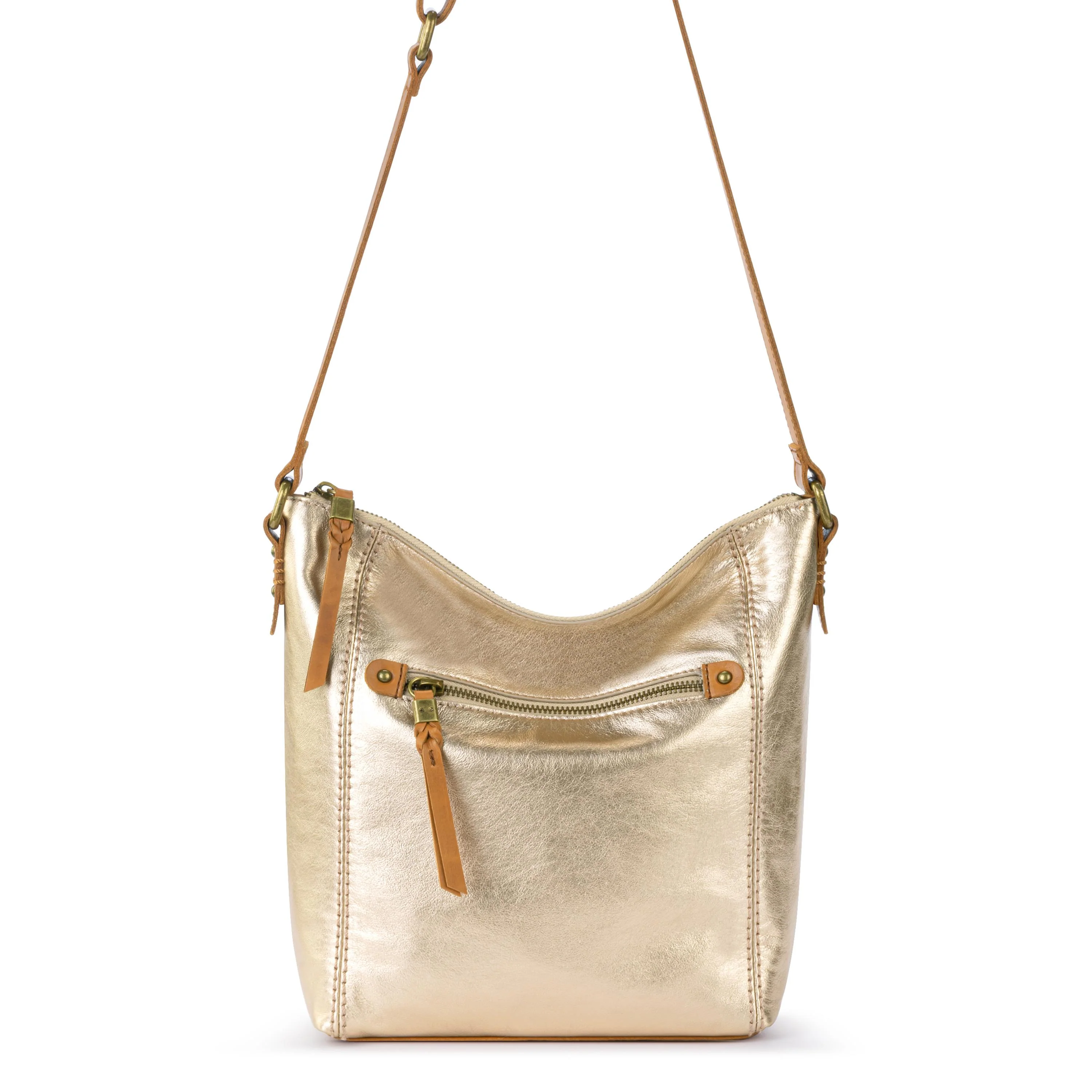 Ashland Crossbody - Leather - Light Gold - Image 2