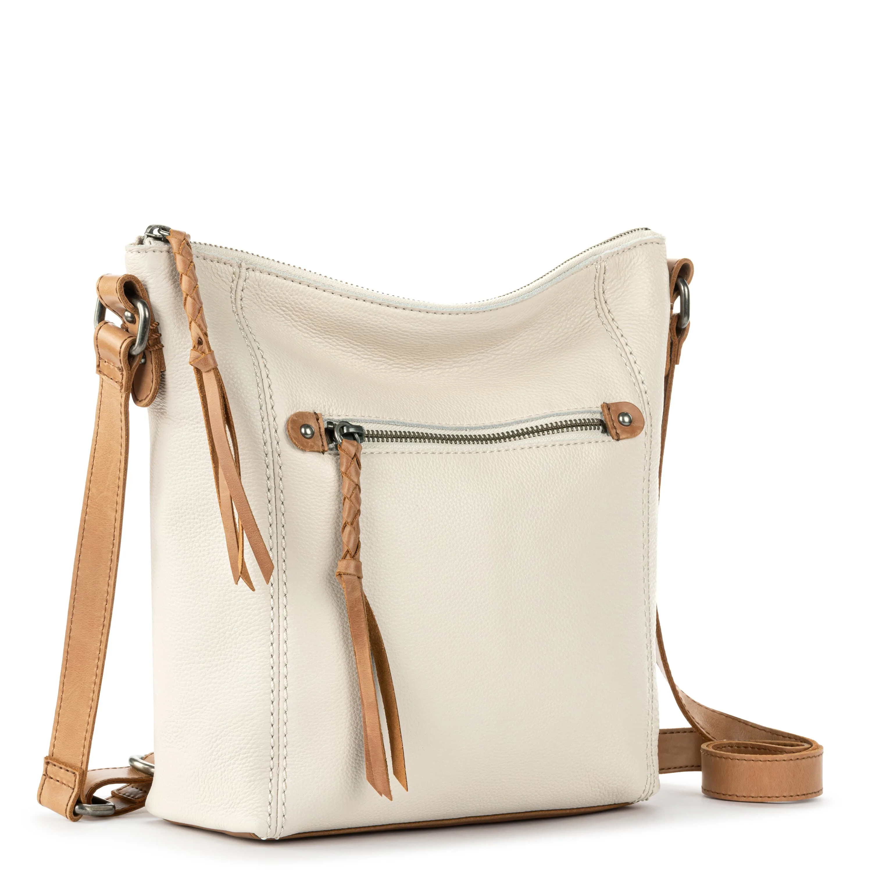 Ashland Crossbody - Leather - Stone - Image 4