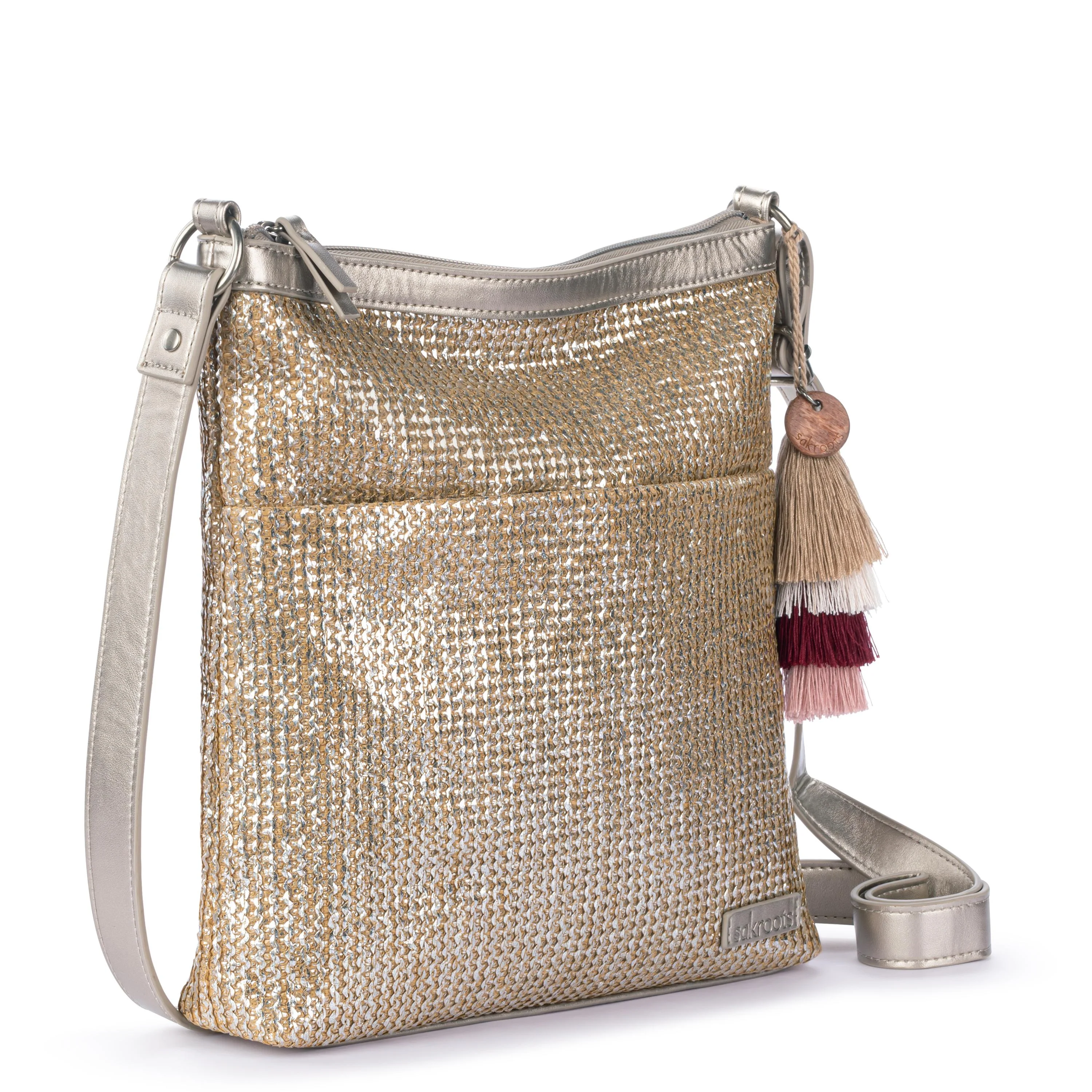 Banyan Basic Crossbody - Straw - Pyrite Straw - Image 3