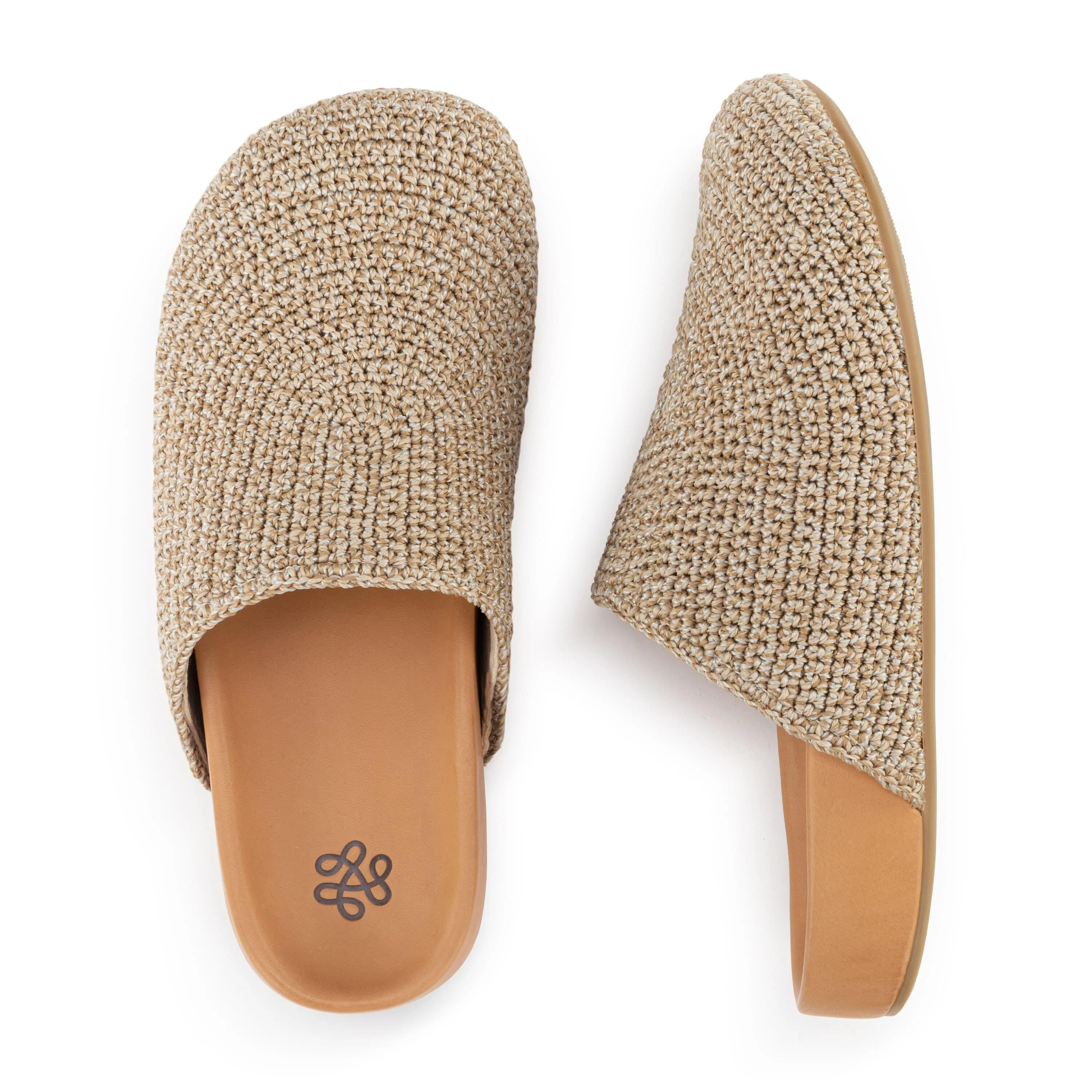 Bolinas Clog - Hand Crochet - Bamboo Static - Image 5