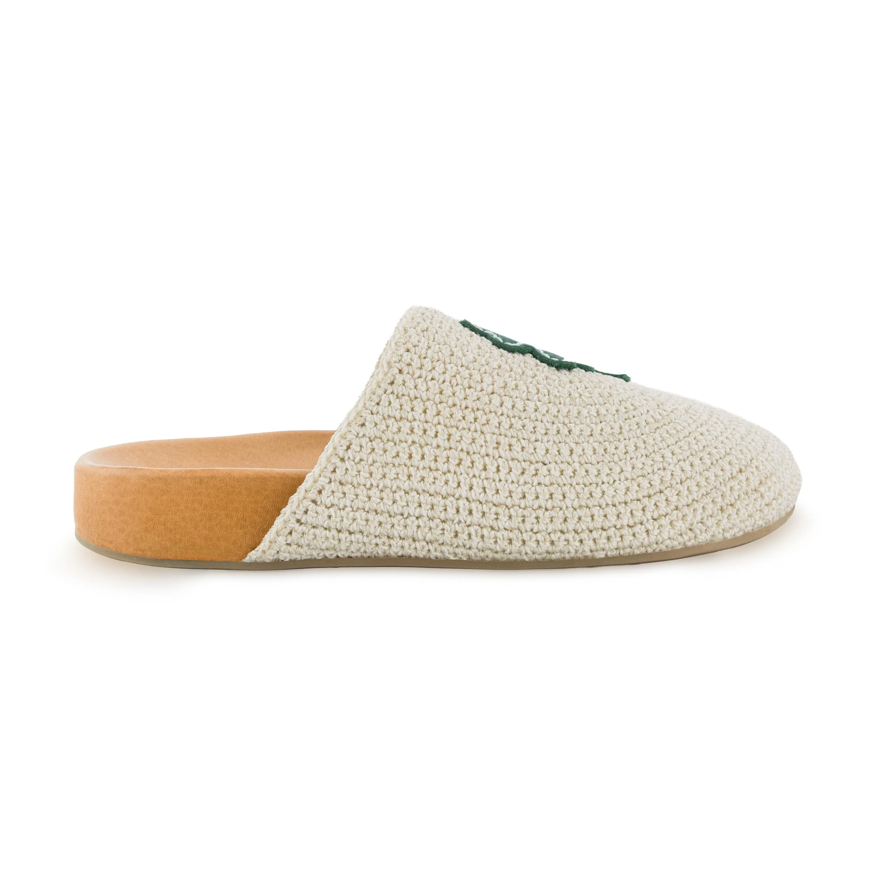 Bolinas Clog - Hand Crochet - Natural Clover - Image 3