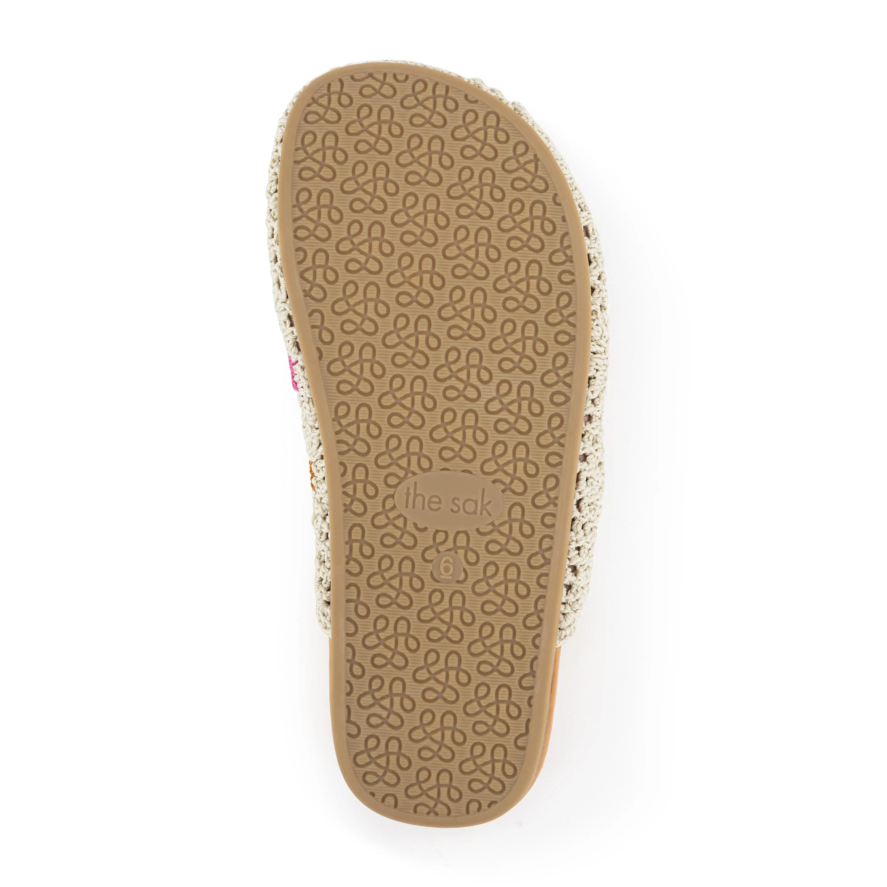 Bolinas Clog - Hand Crochet - Natural Multi Flowers - Image 7