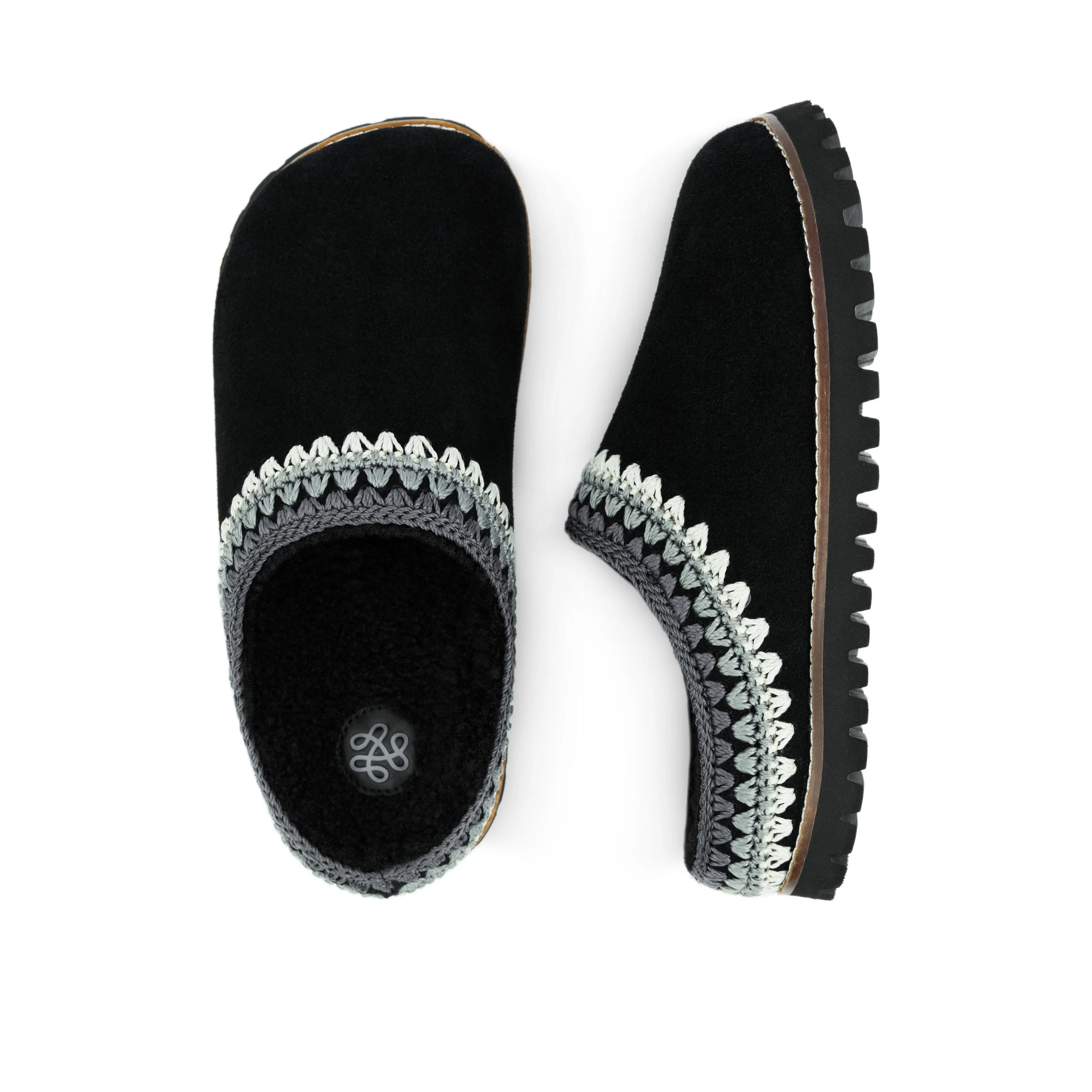 Bolinas Everyday Clog - Leather - Black Shearling - Image 4