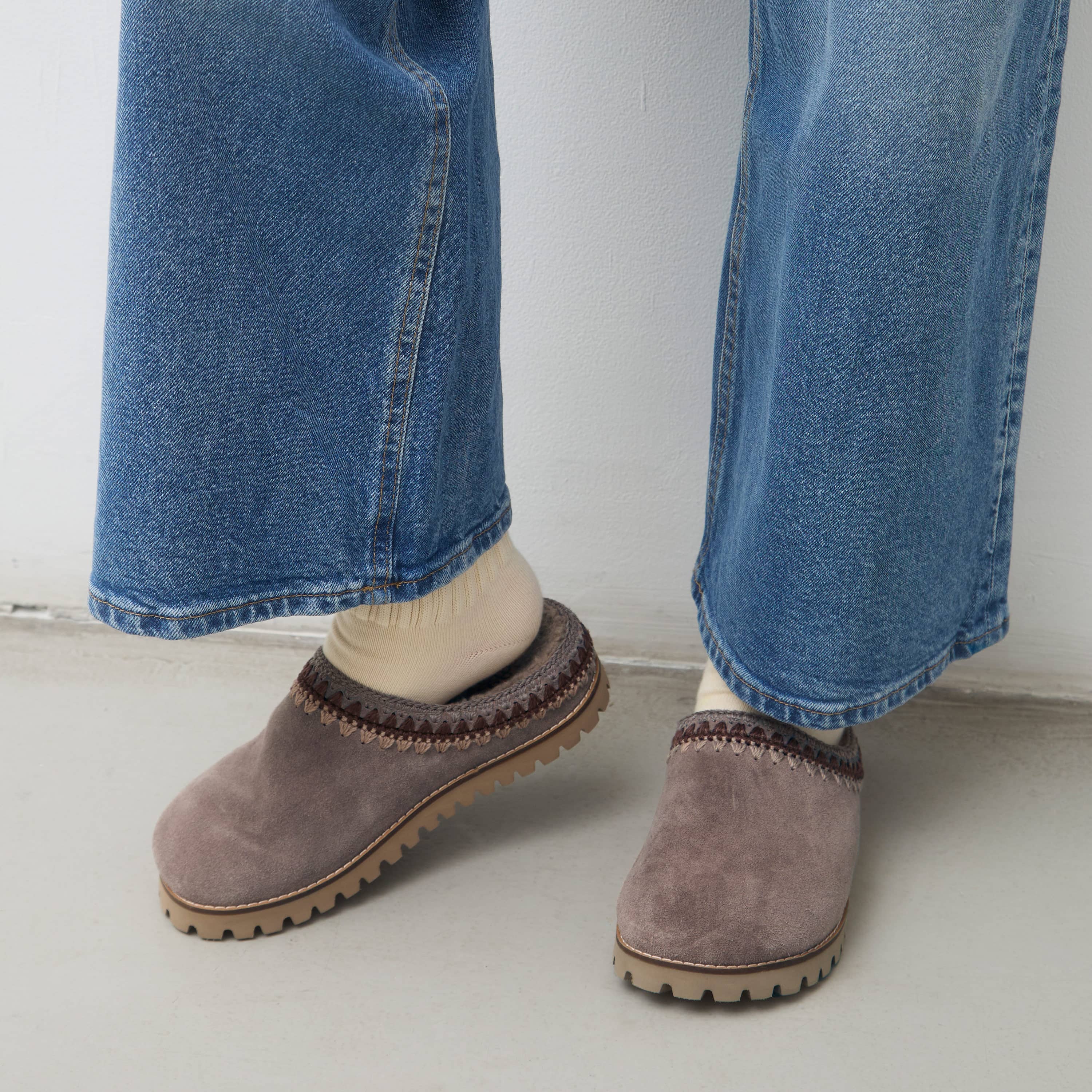 Bolinas Everyday Clog - Leather - Mushroom Shearling - Image 6