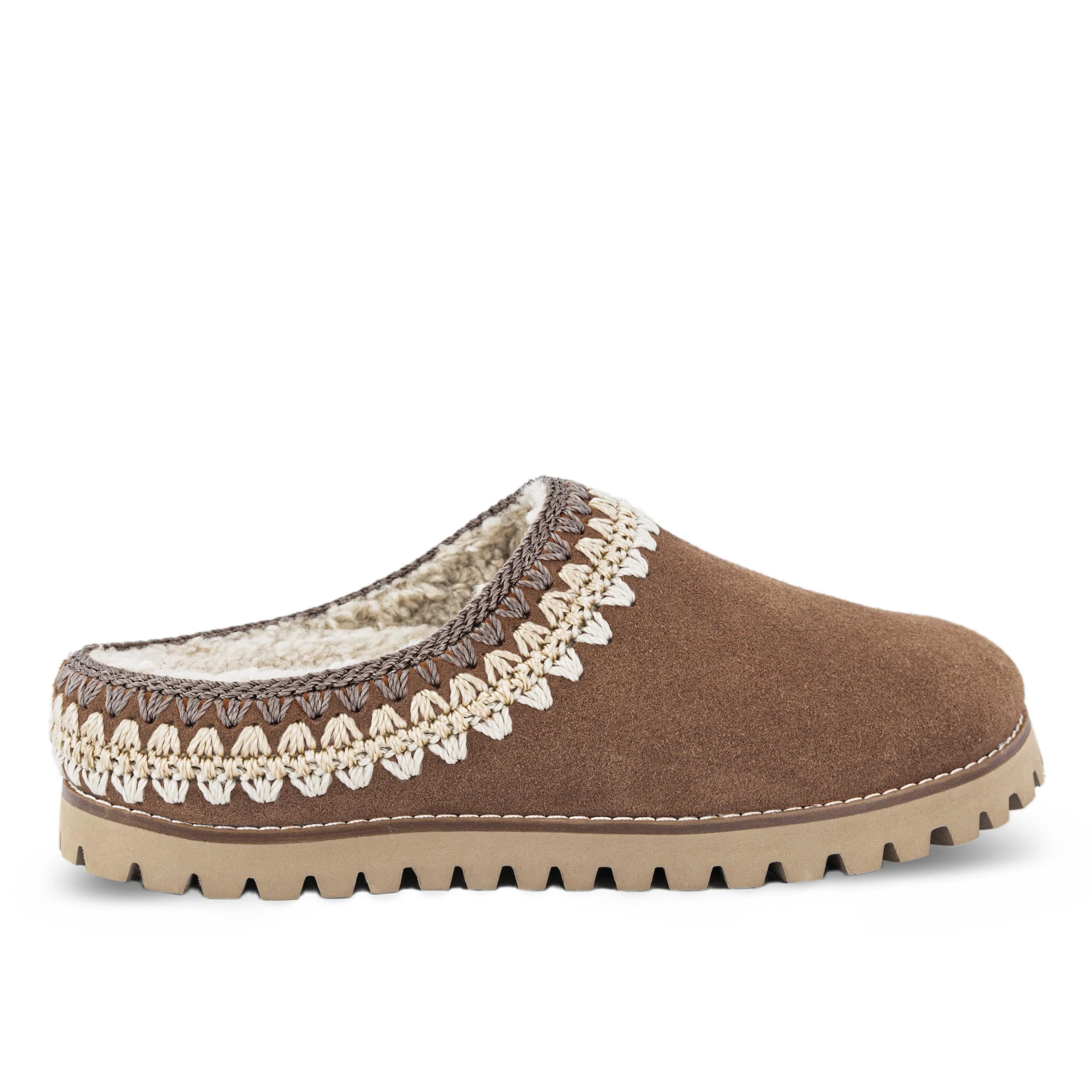 Bolinas Everyday Clog - Leather - Tobacco Shearling - Image 3