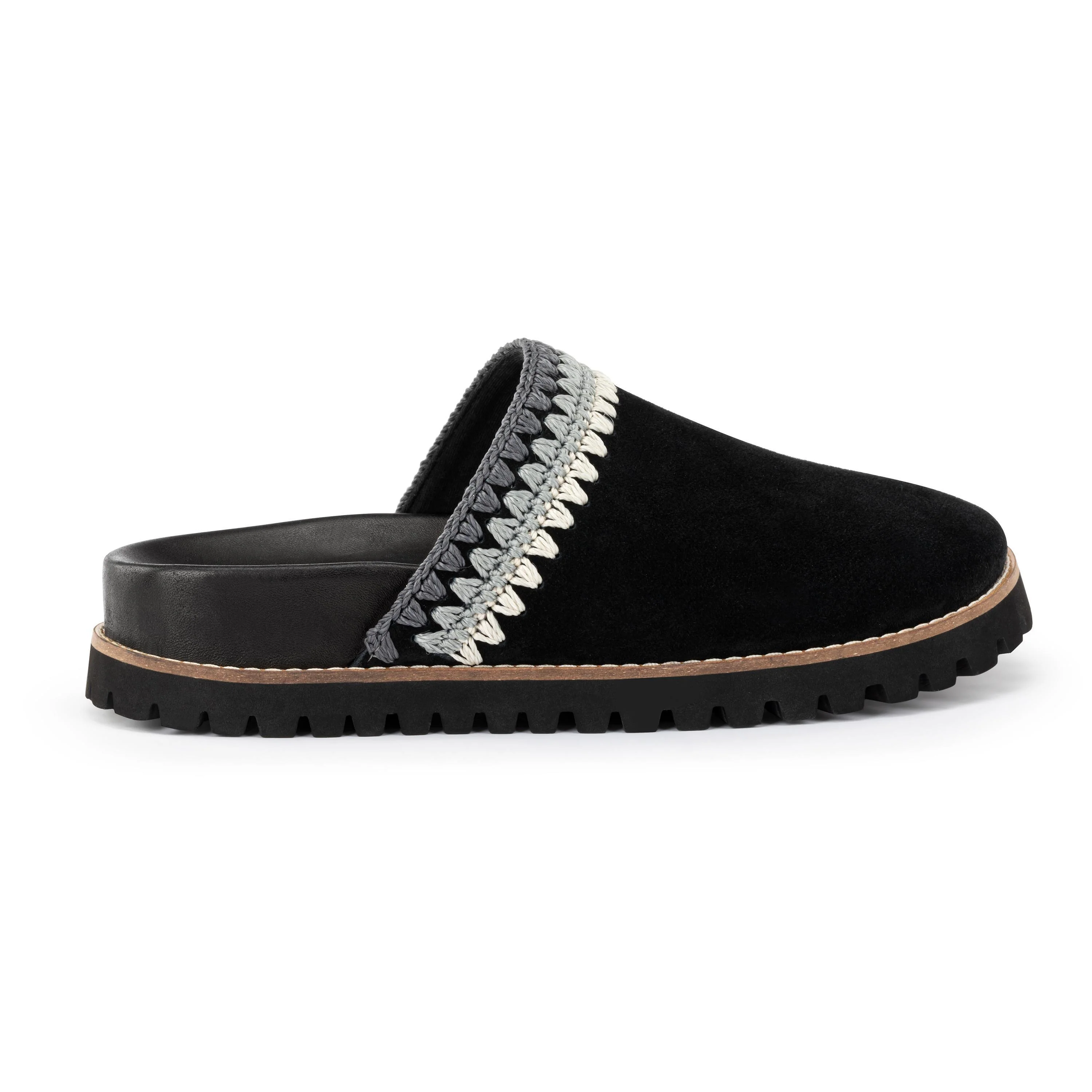 Bolinas Lug Sole Clog - Leather - Black Seminyak - Image 3