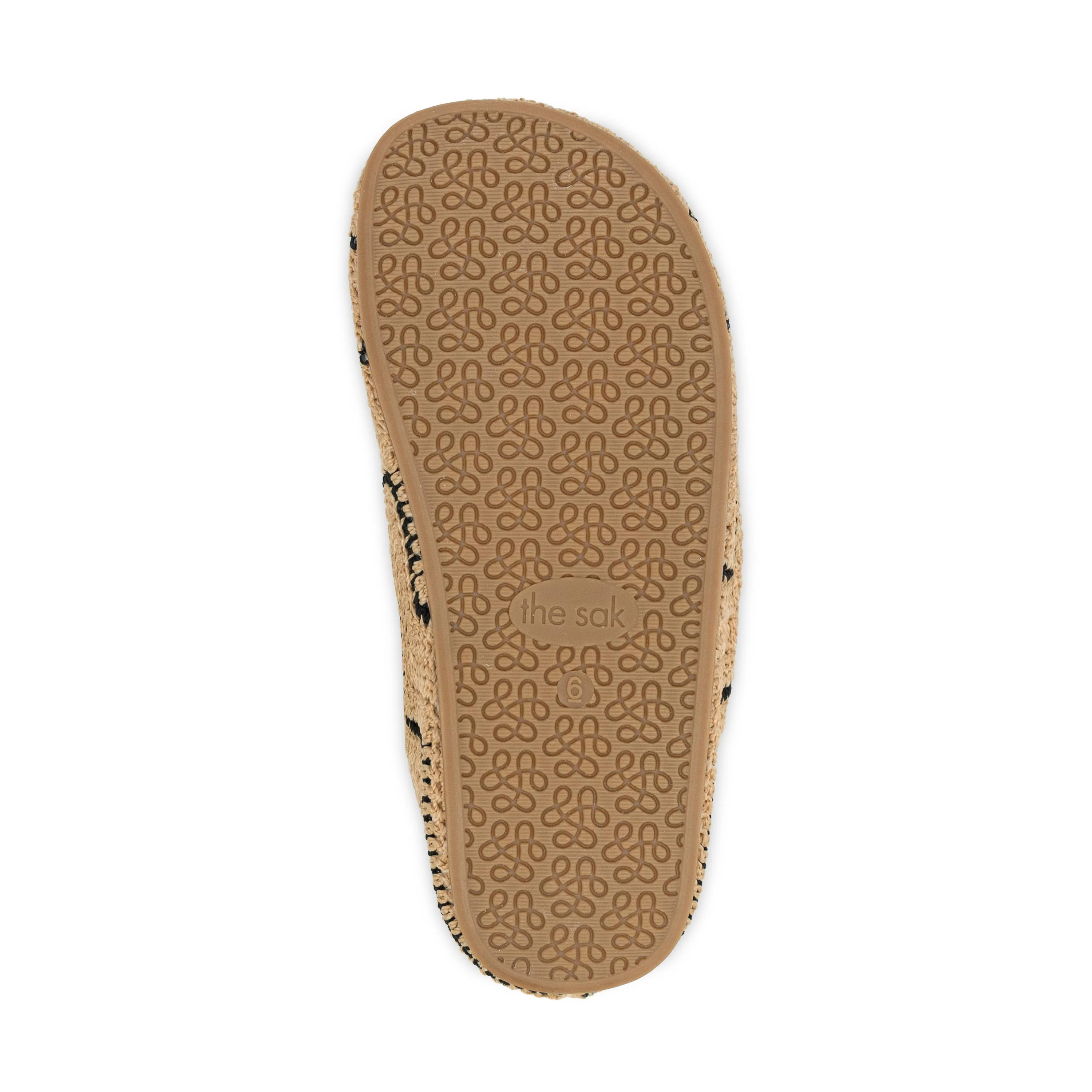 Bolinas Ripple Clog - Hand Crochet - Bamboo Black Ripple - Image 5