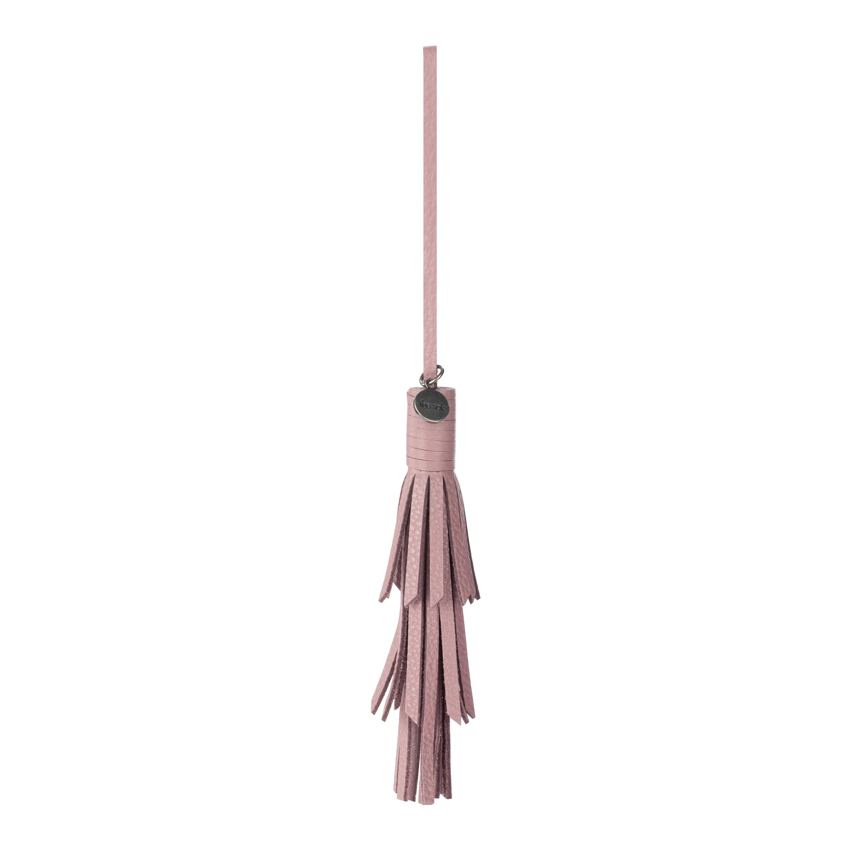 Cypress Tassel Dangle - Leather - Rosewood