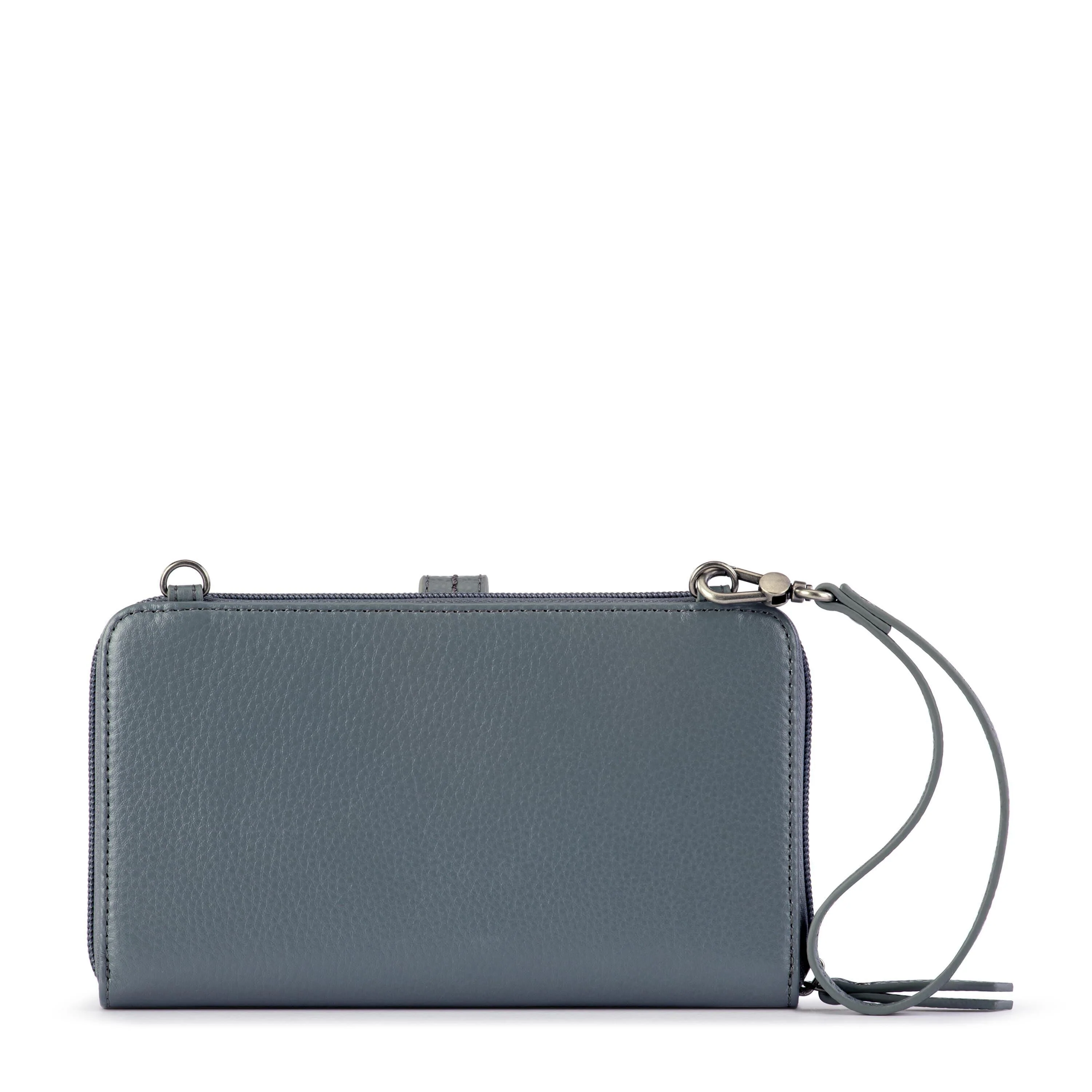Iris Smartphone Wallet - Leather - Dusty Blue Block - Image 5