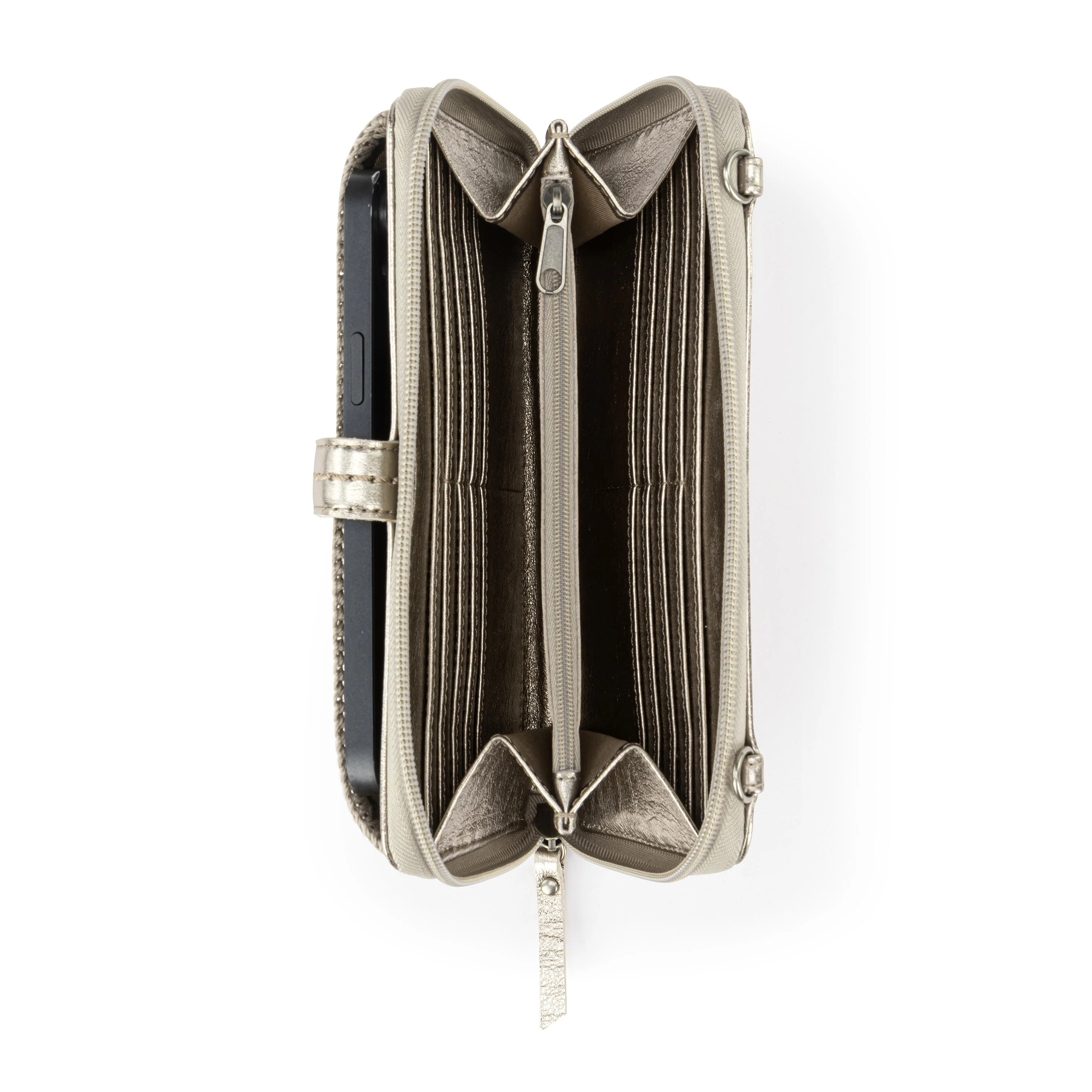 Iris Smartphone Wallet - Leather - Pyrite - Image 4