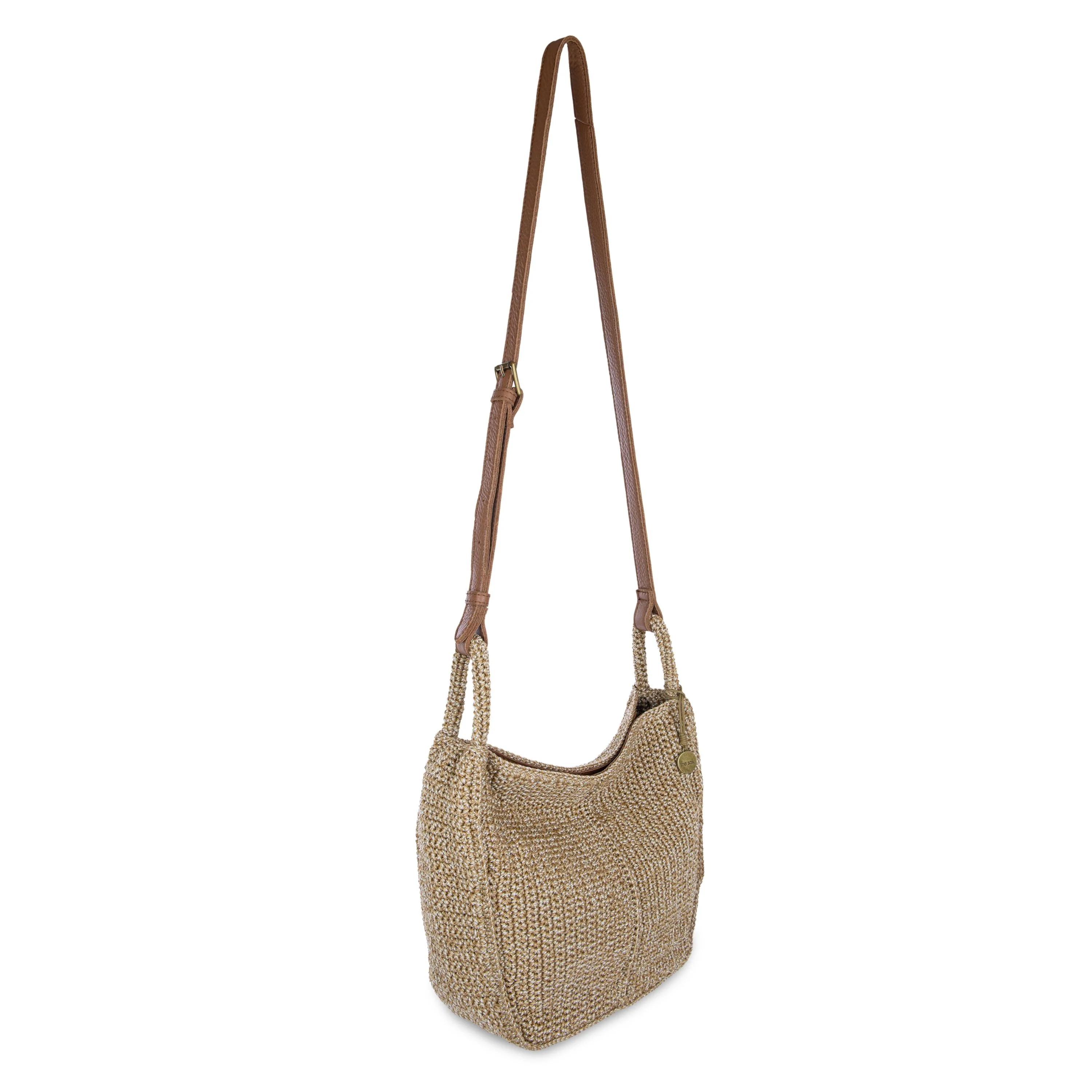 Los Feliz Crossbody - Hand Crochet - Bamboo Static - Image 4