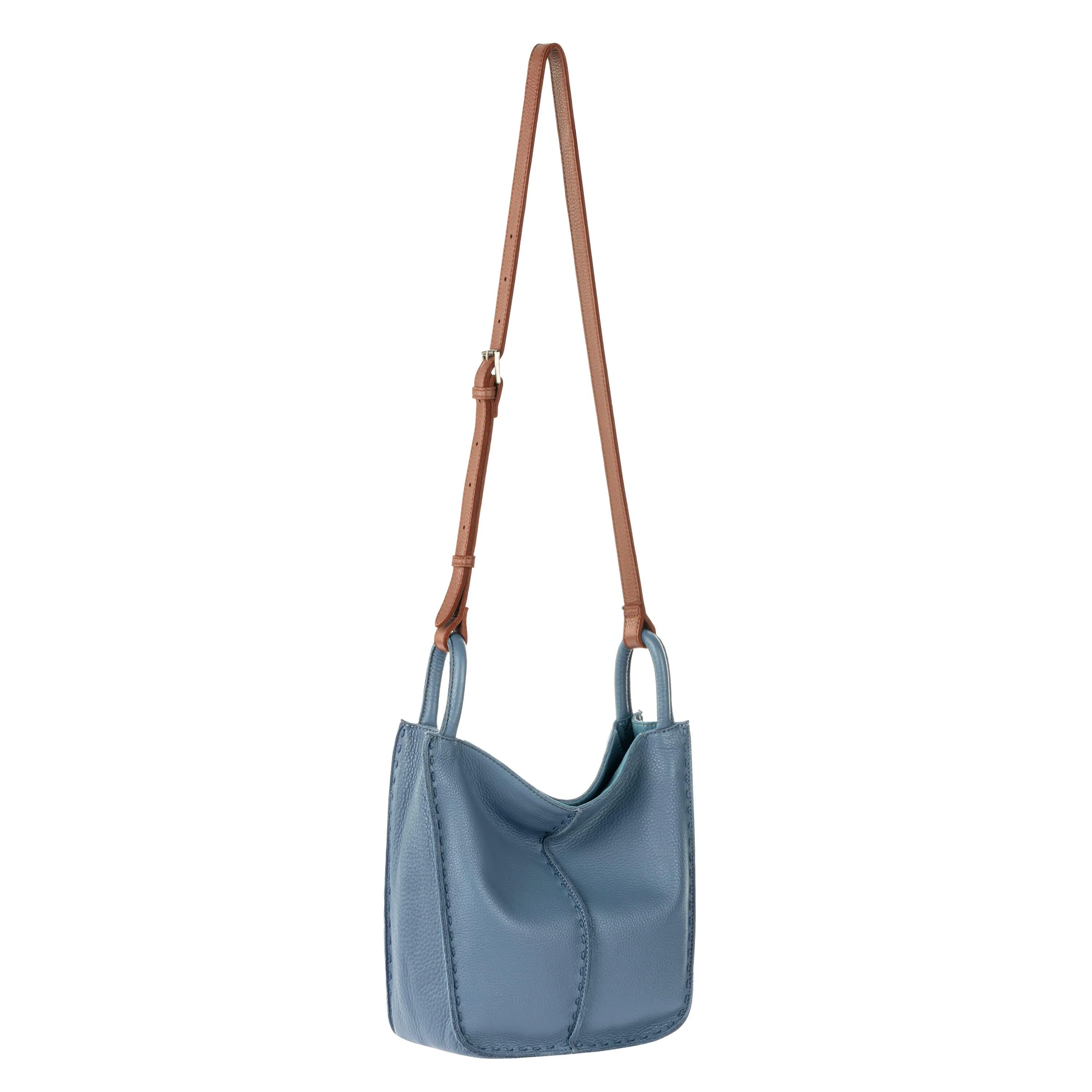 Los Feliz Crossbody - Leather - Maritime - Image 4