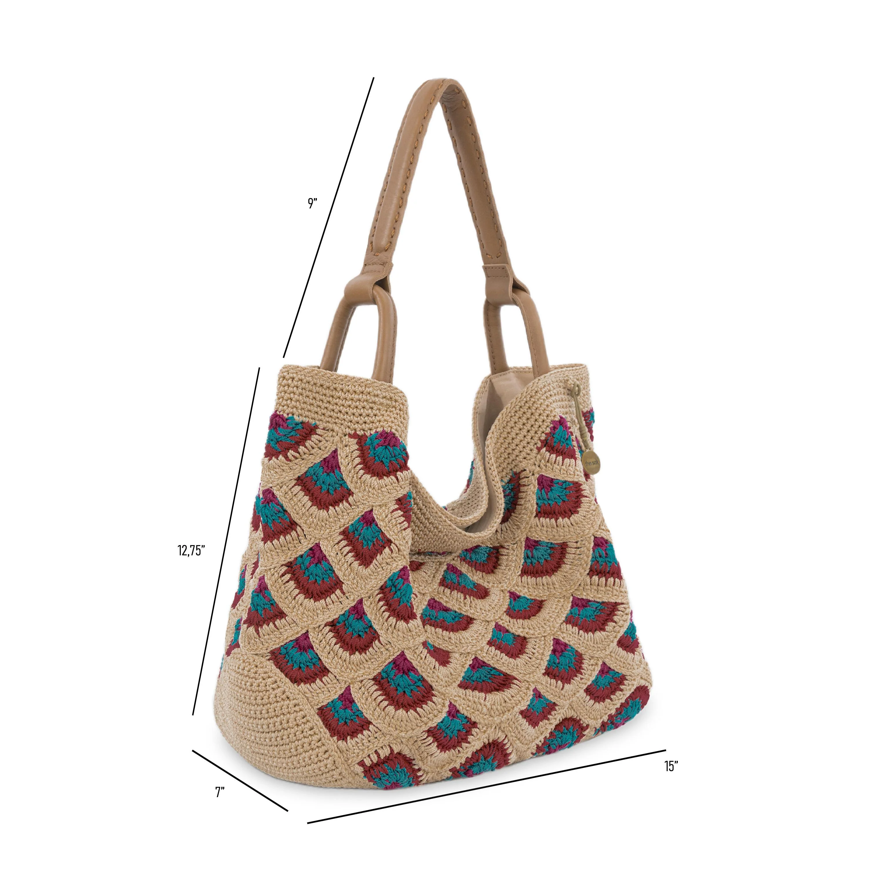 Los Feliz Large Tote - Hand Crochet - Bamboo Mermaid - Image 5