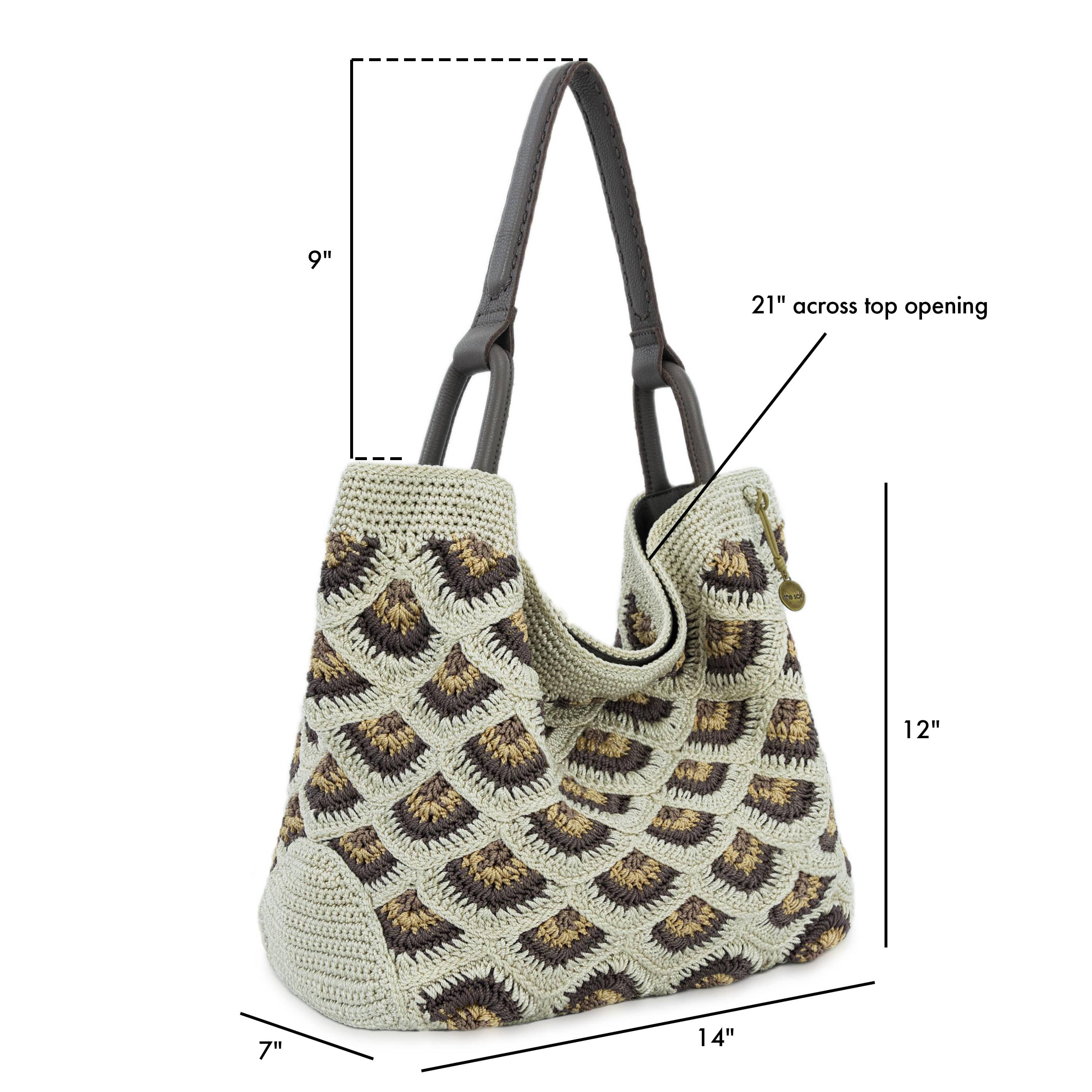 Los Feliz Large Tote - Hand Crochet - Natural Mermaid - Image 5
