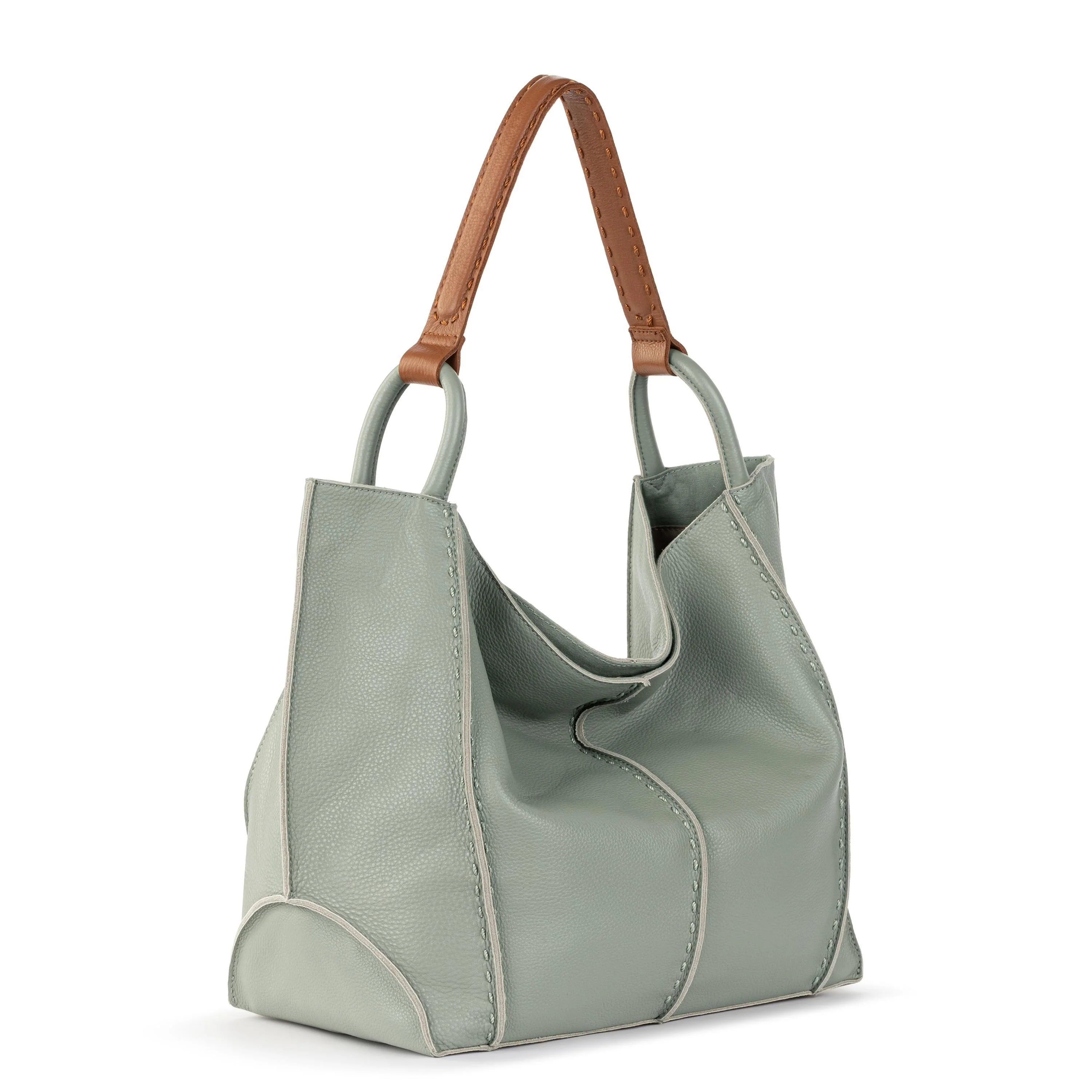 Los Feliz Large Tote - Leather - Meadow - Image 3