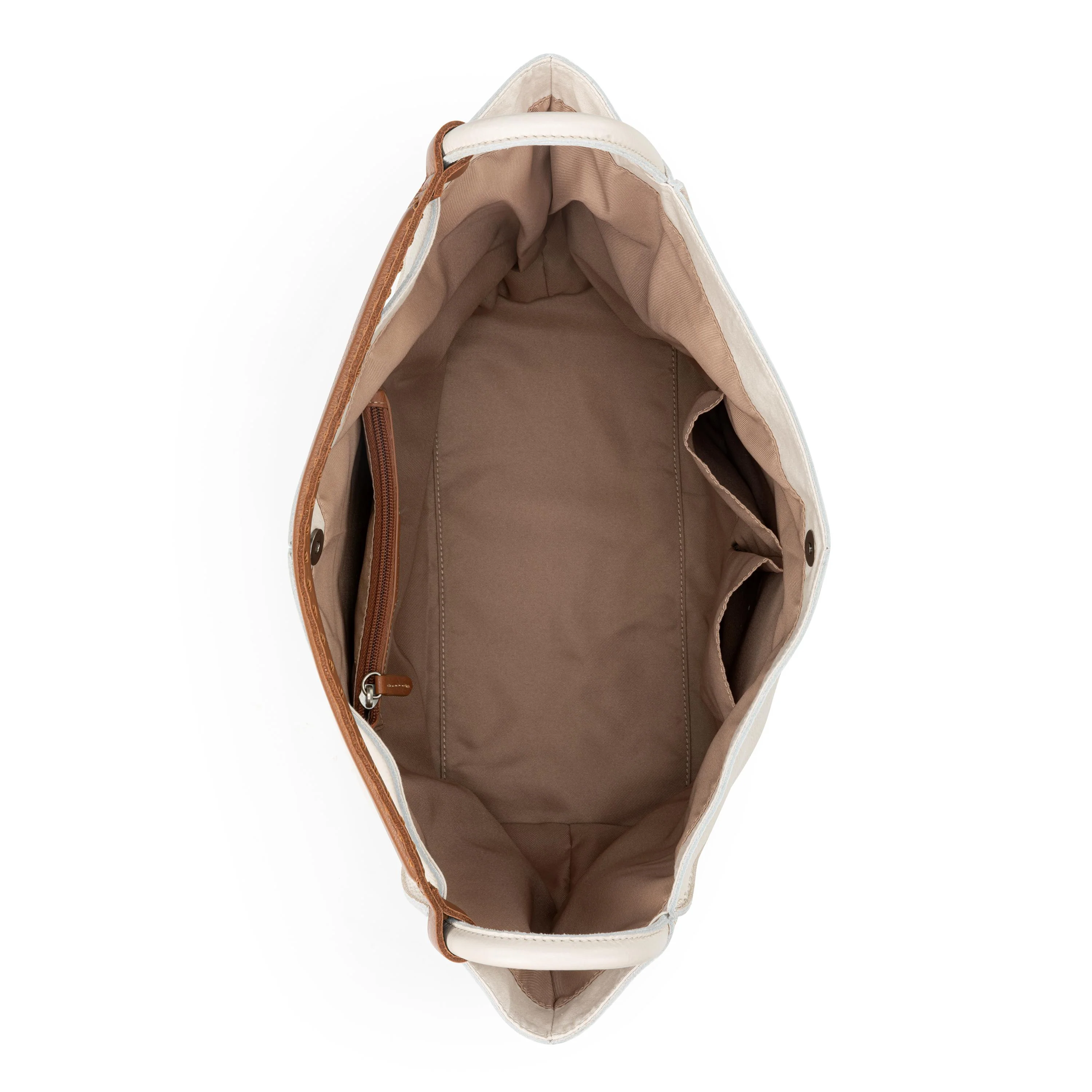 Los Feliz Large Tote - Leather - Stone - Image 5