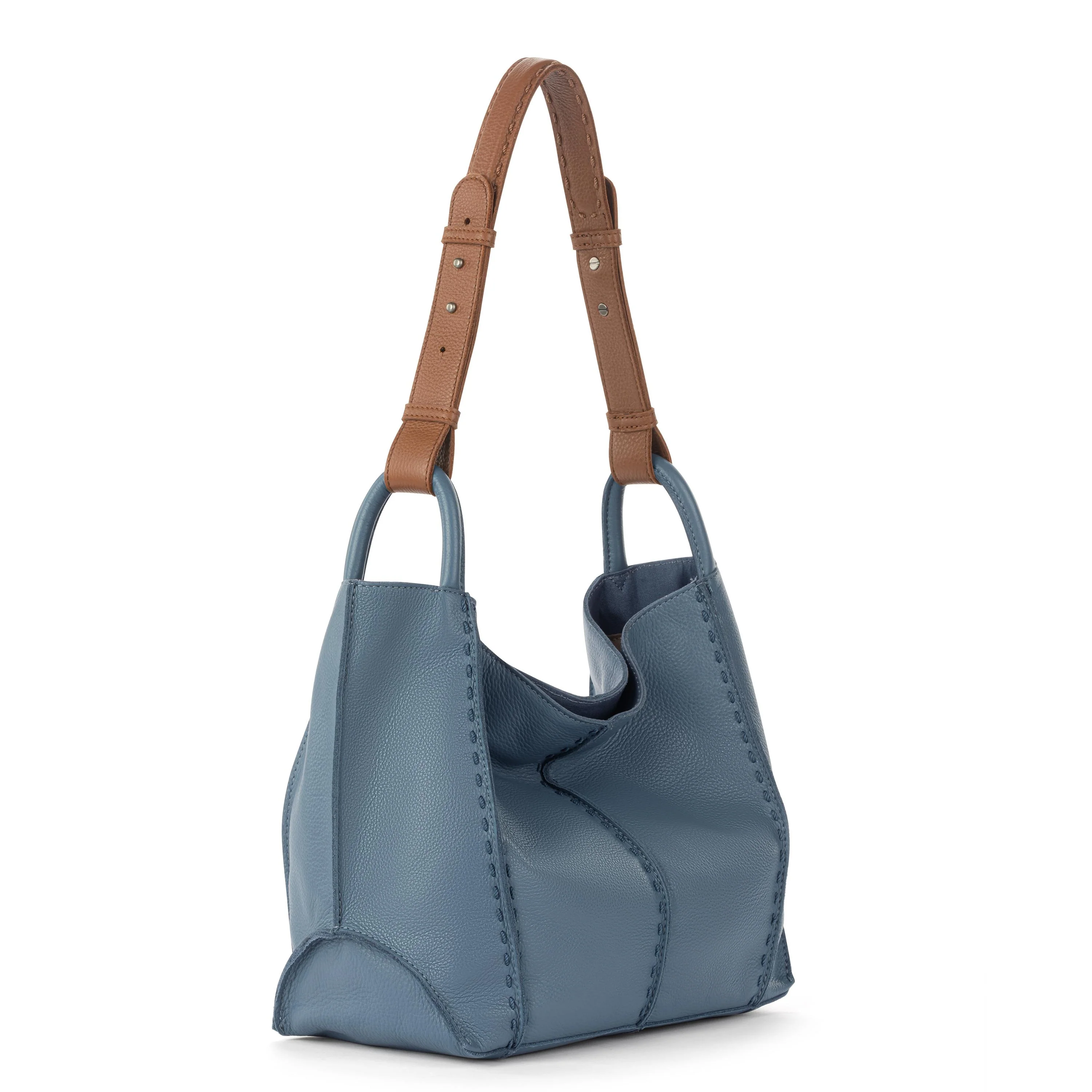 Los Feliz Medium Tote - Leather - Maritime - Image 2