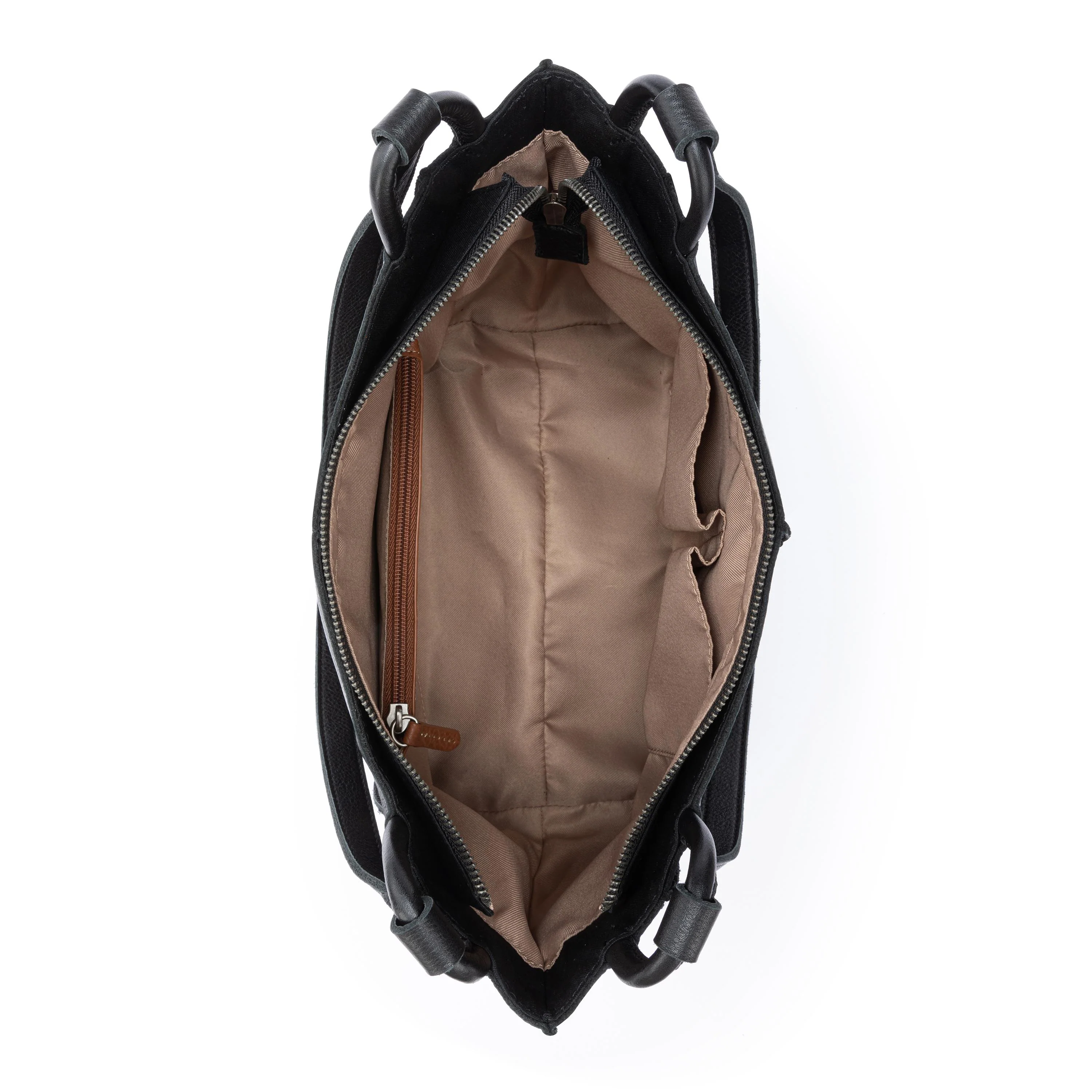 Los Feliz Satchel - Leather - Black - Image 4