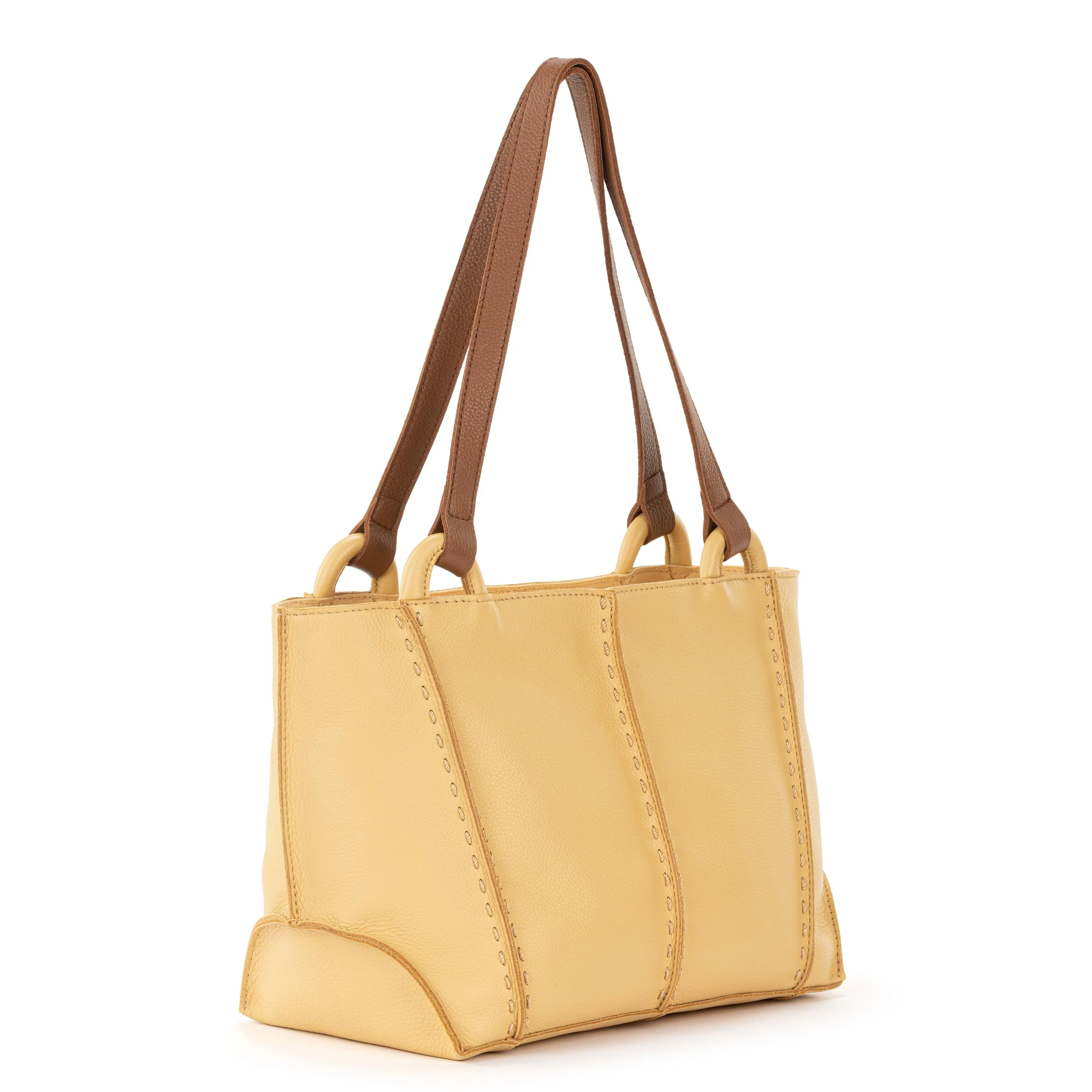 Los Feliz Satchel - Leather - Buttercup - Image 2