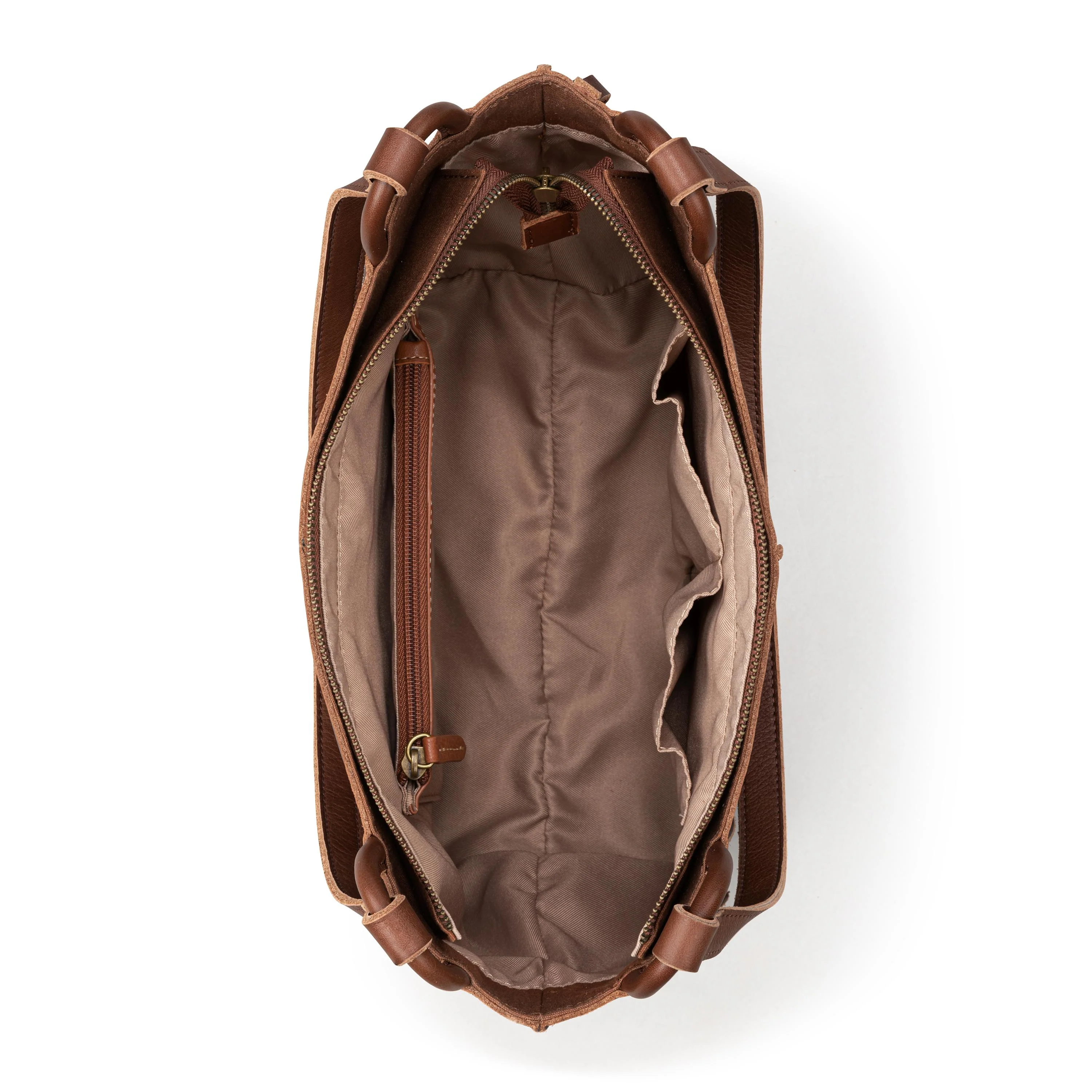 Los Feliz Satchel - Leather - Whiskey - Image 3