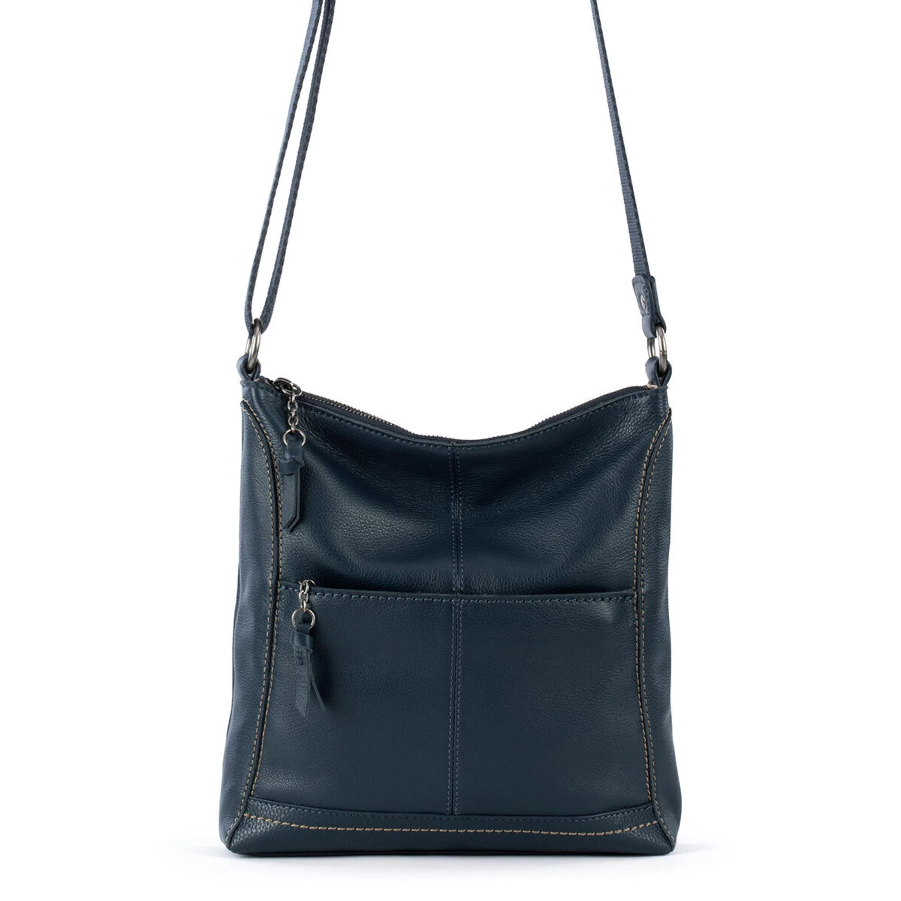 Lucia Crossbody - Leather - Indigo - Image 3