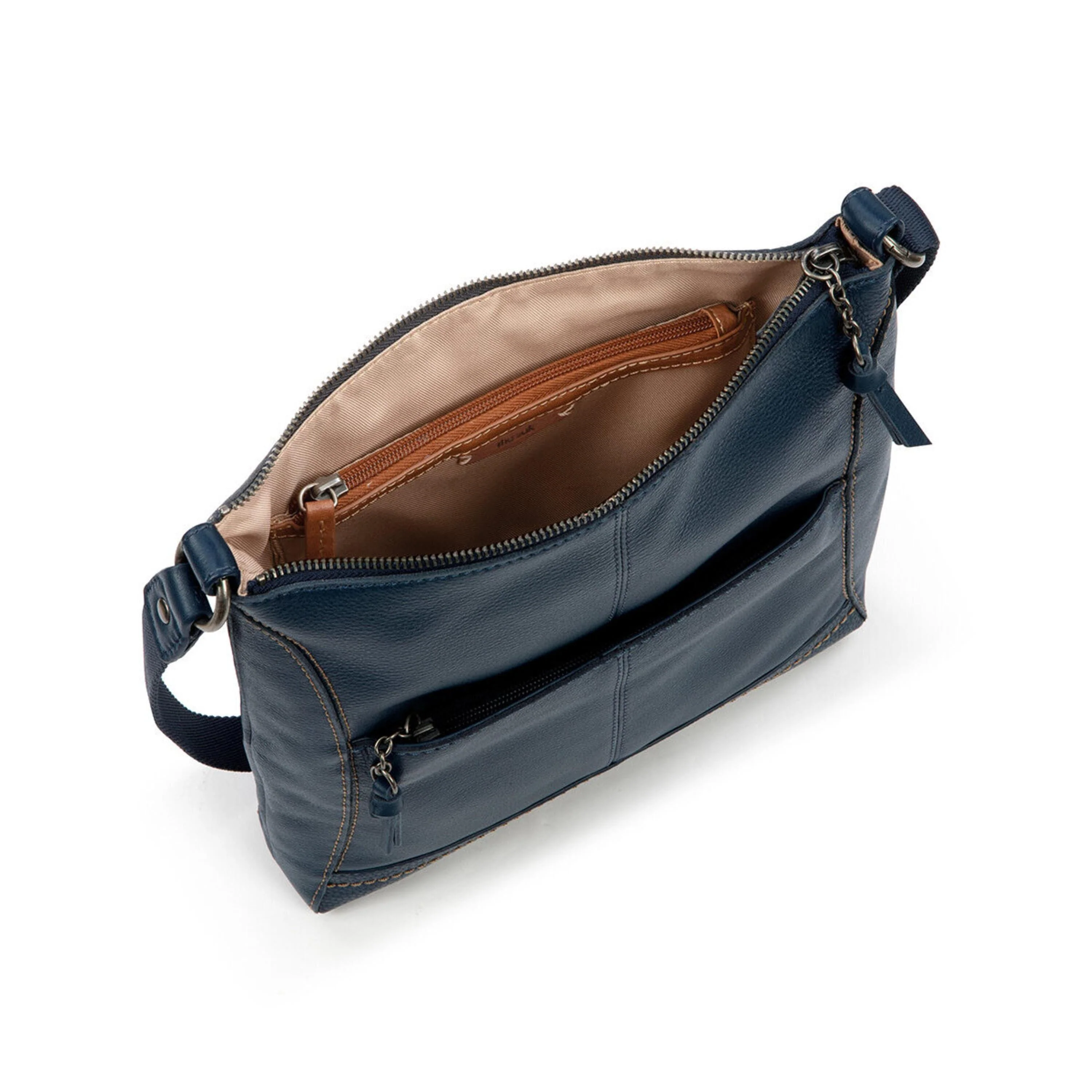 Lucia Crossbody - Leather - Indigo - Image 5