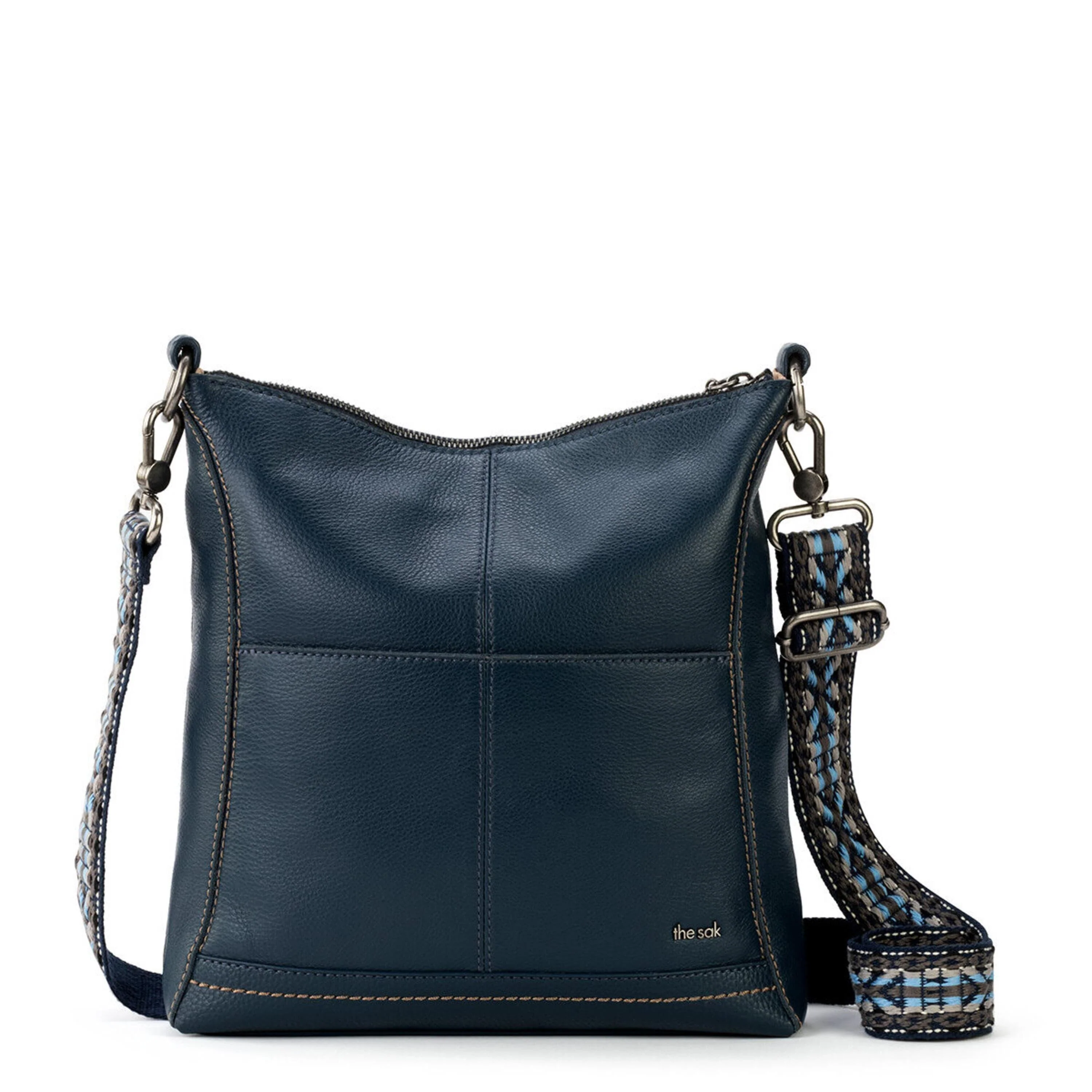 Lucia Crossbody - Leather - Indigo - Image 6