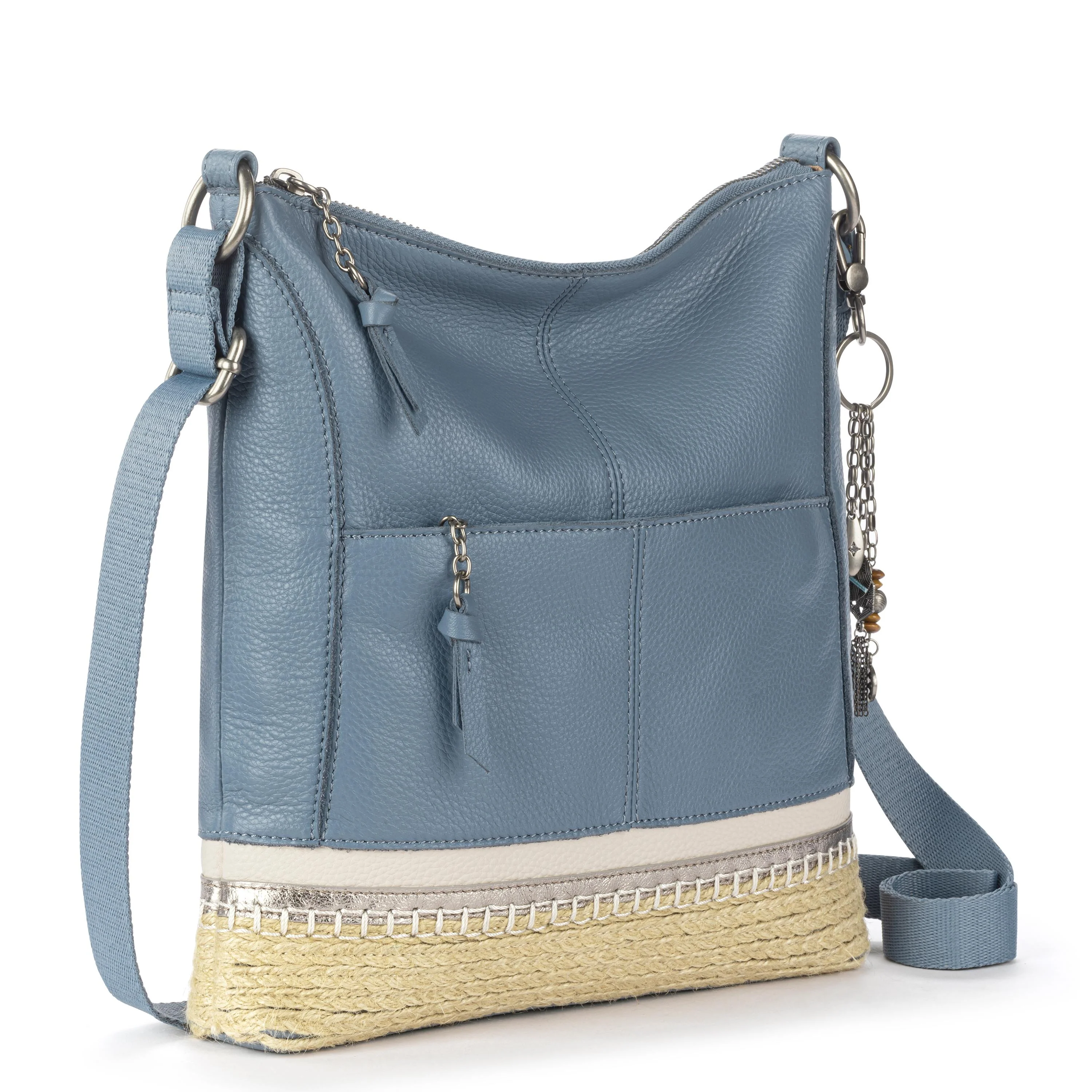 Lucia Crossbody - Leather - Maritime Espadrille - Image 3