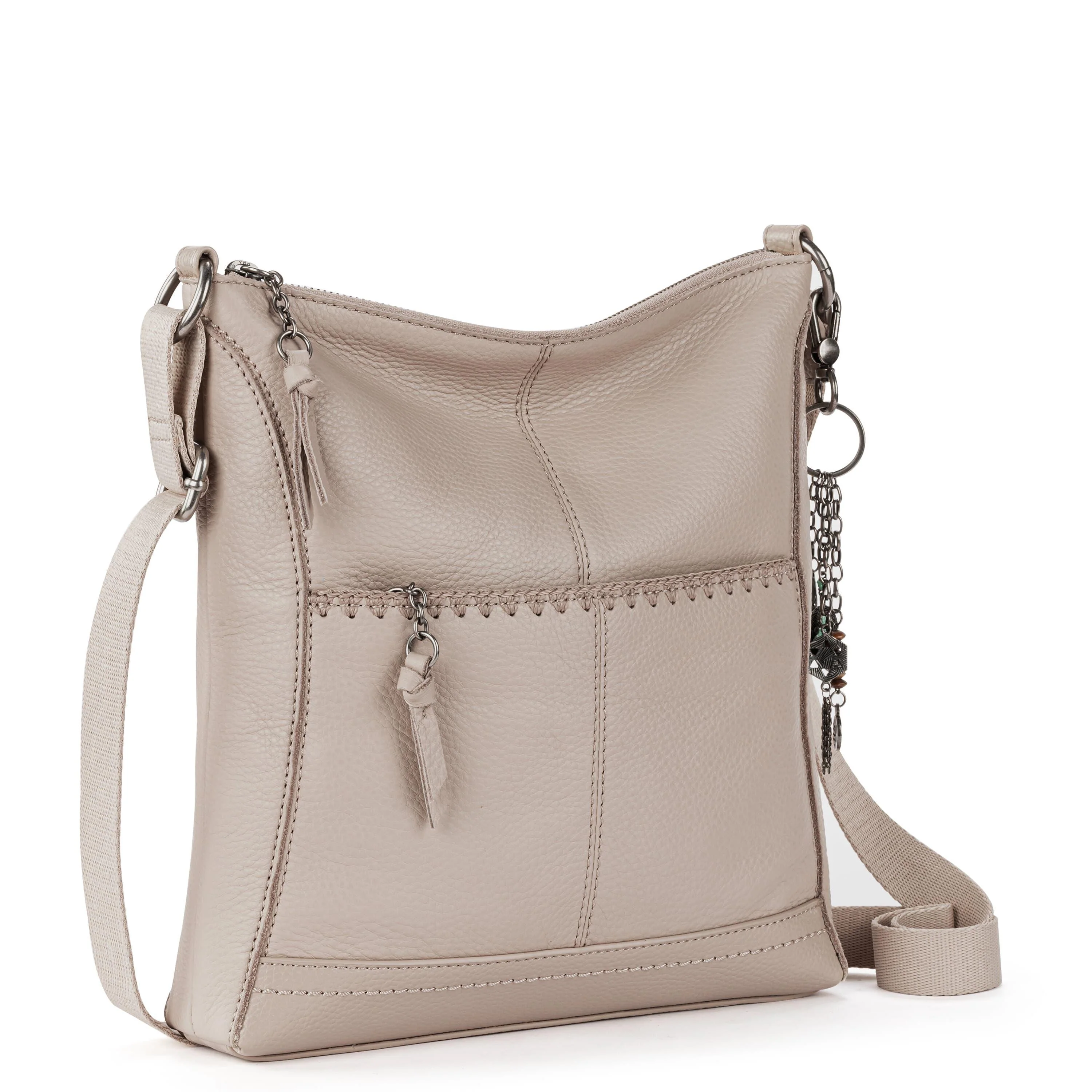Lucia Crossbody - Leather - Sand Stitch - Image 3