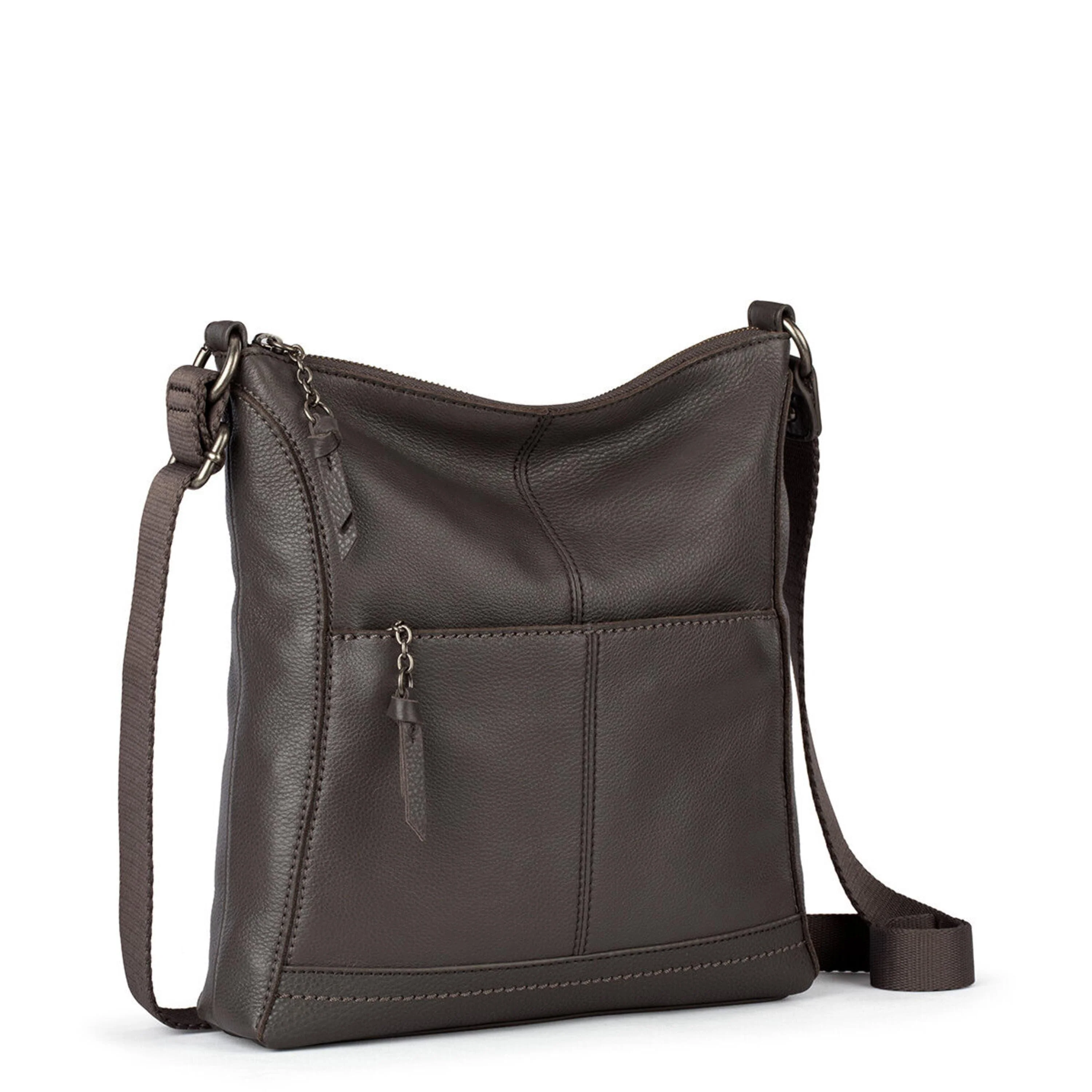 Lucia Crossbody - Leather - Slate - Image 5