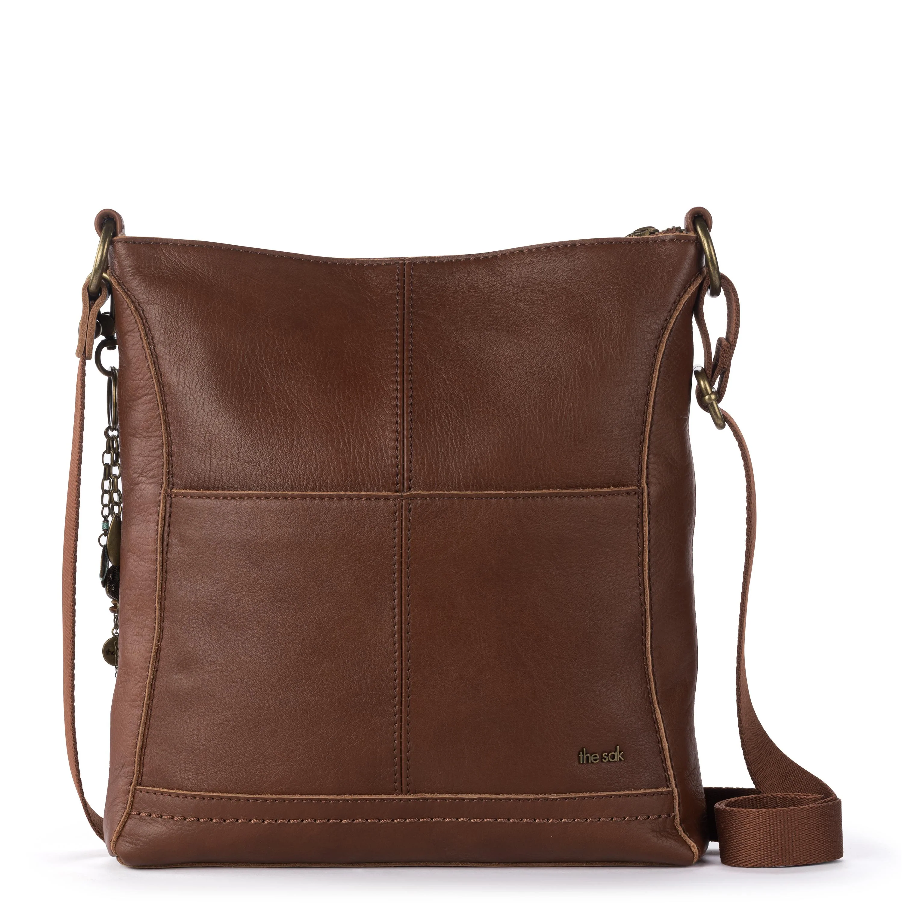 Lucia Crossbody - Leather - Whiskey Stitch - Image 5