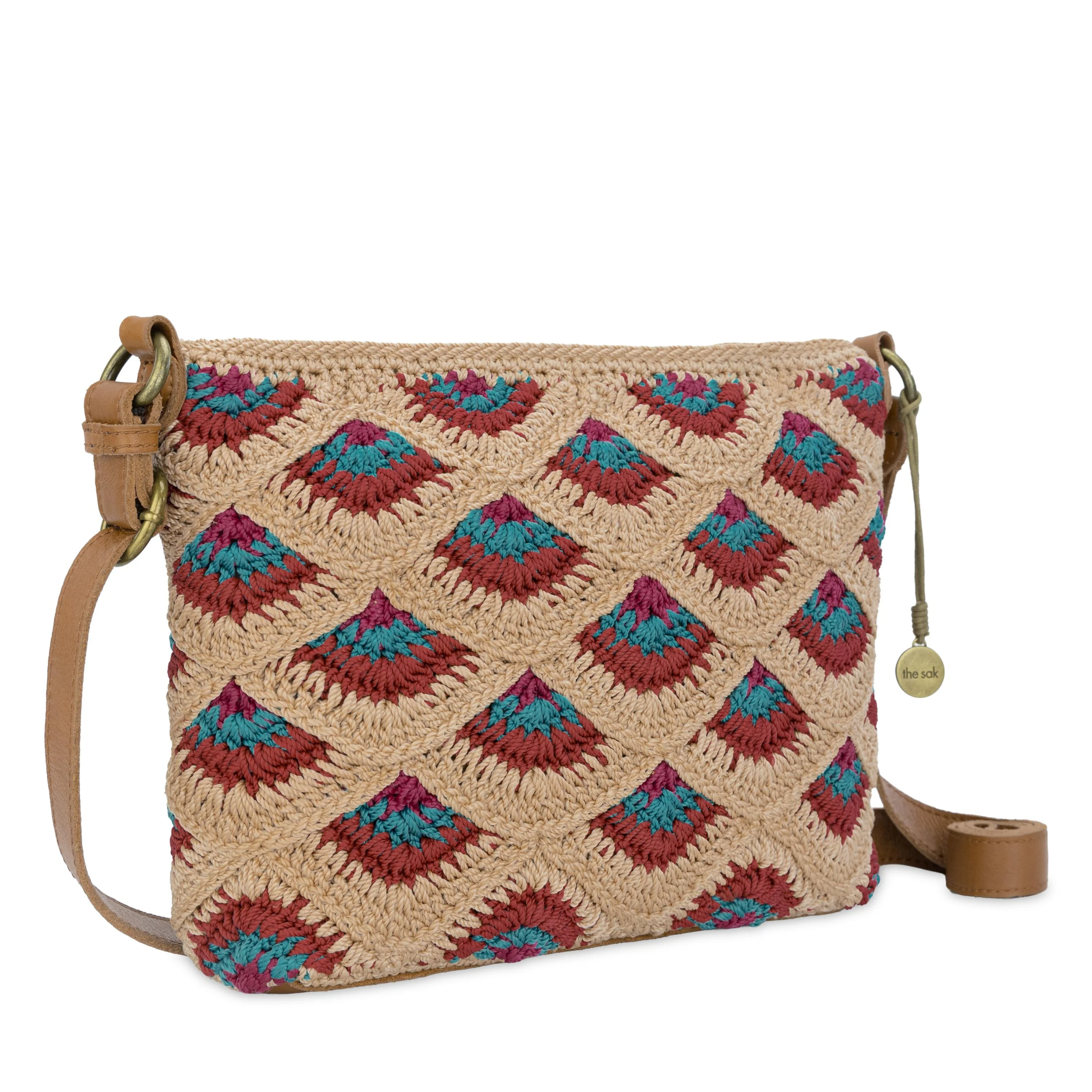 Melrose Crossbody - Hand Crochet - Bamboo Mermaid - Image 3