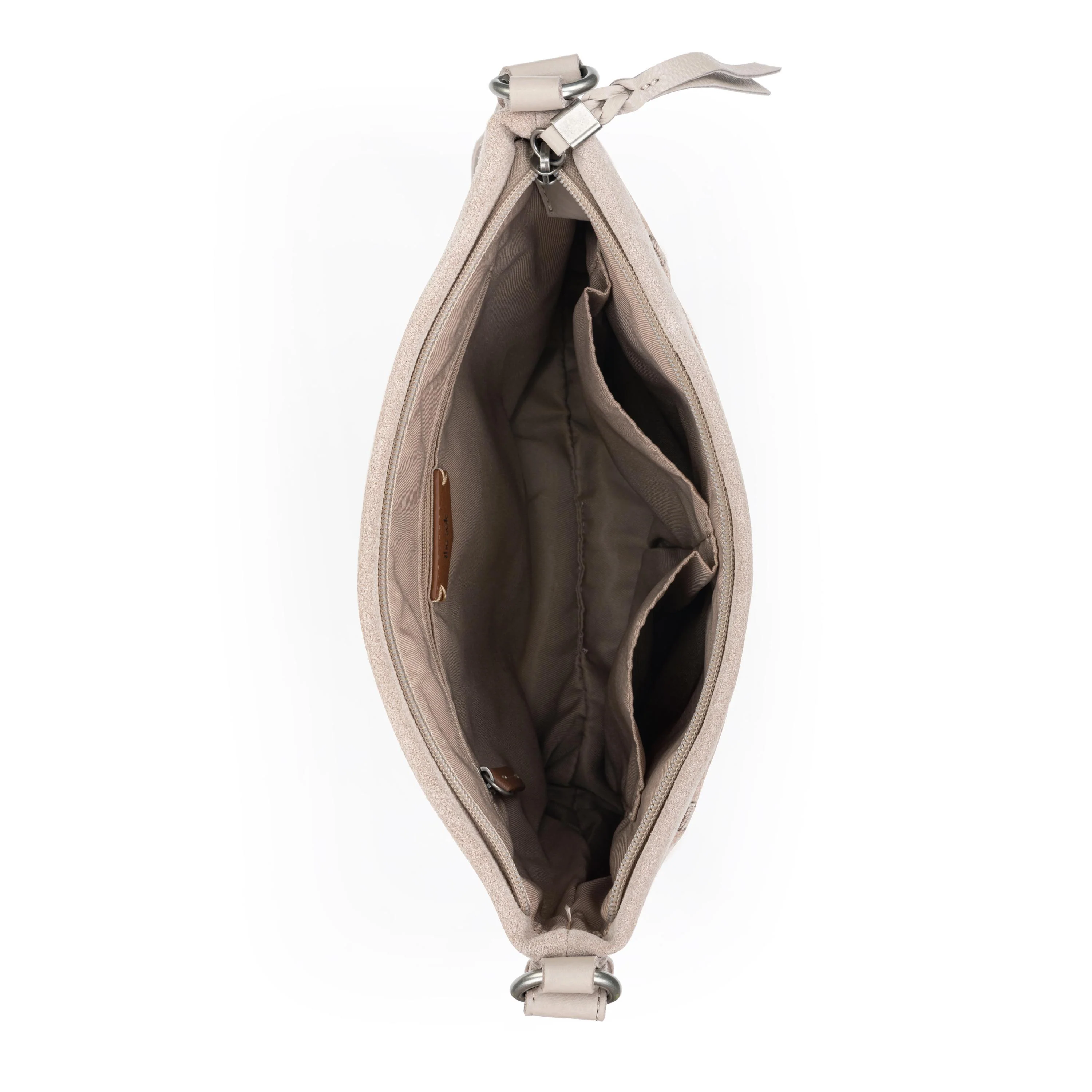 Melrose Crossbody - Leather - Sand Suede - Image 5