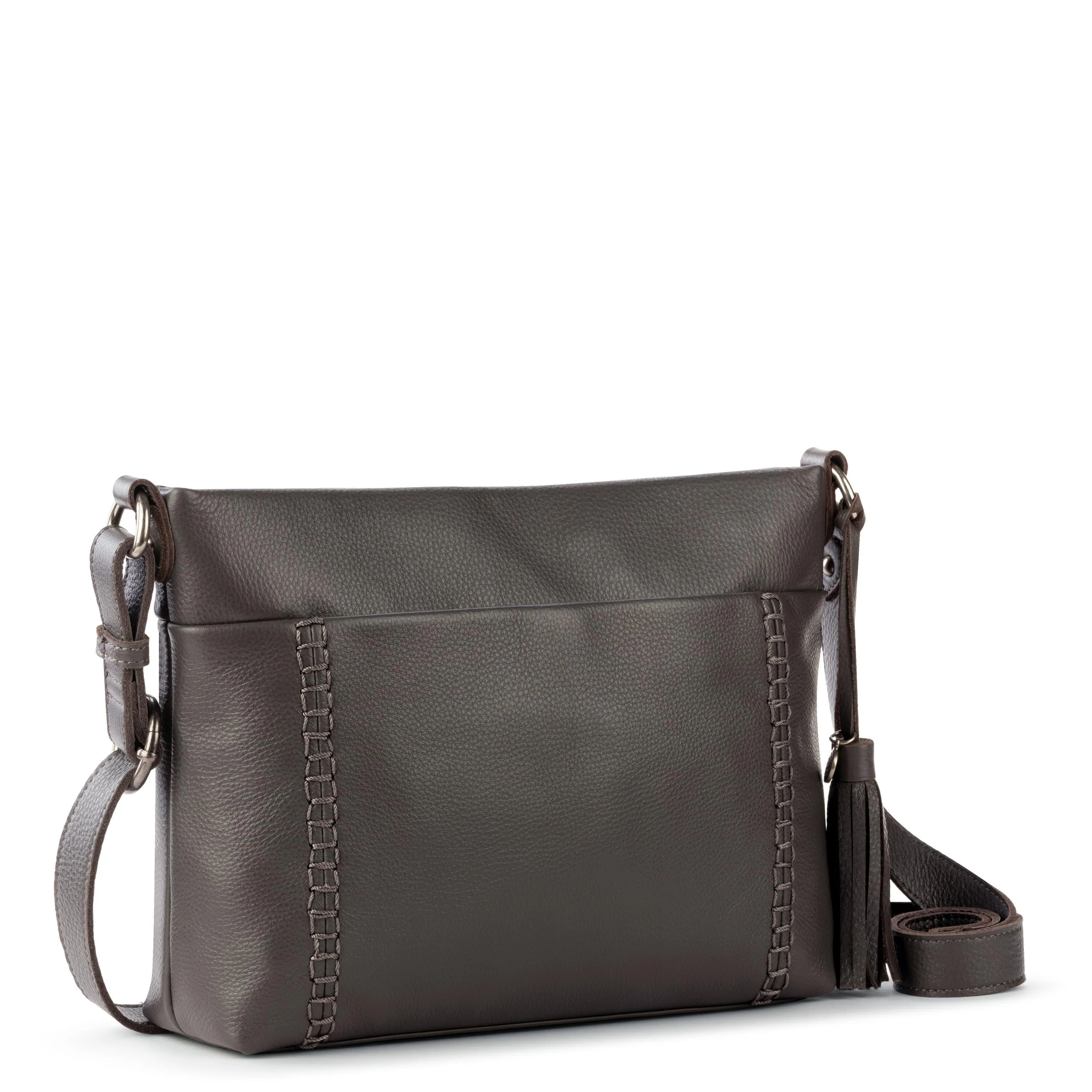 Melrose Crossbody - Leather - Slate - Image 3
