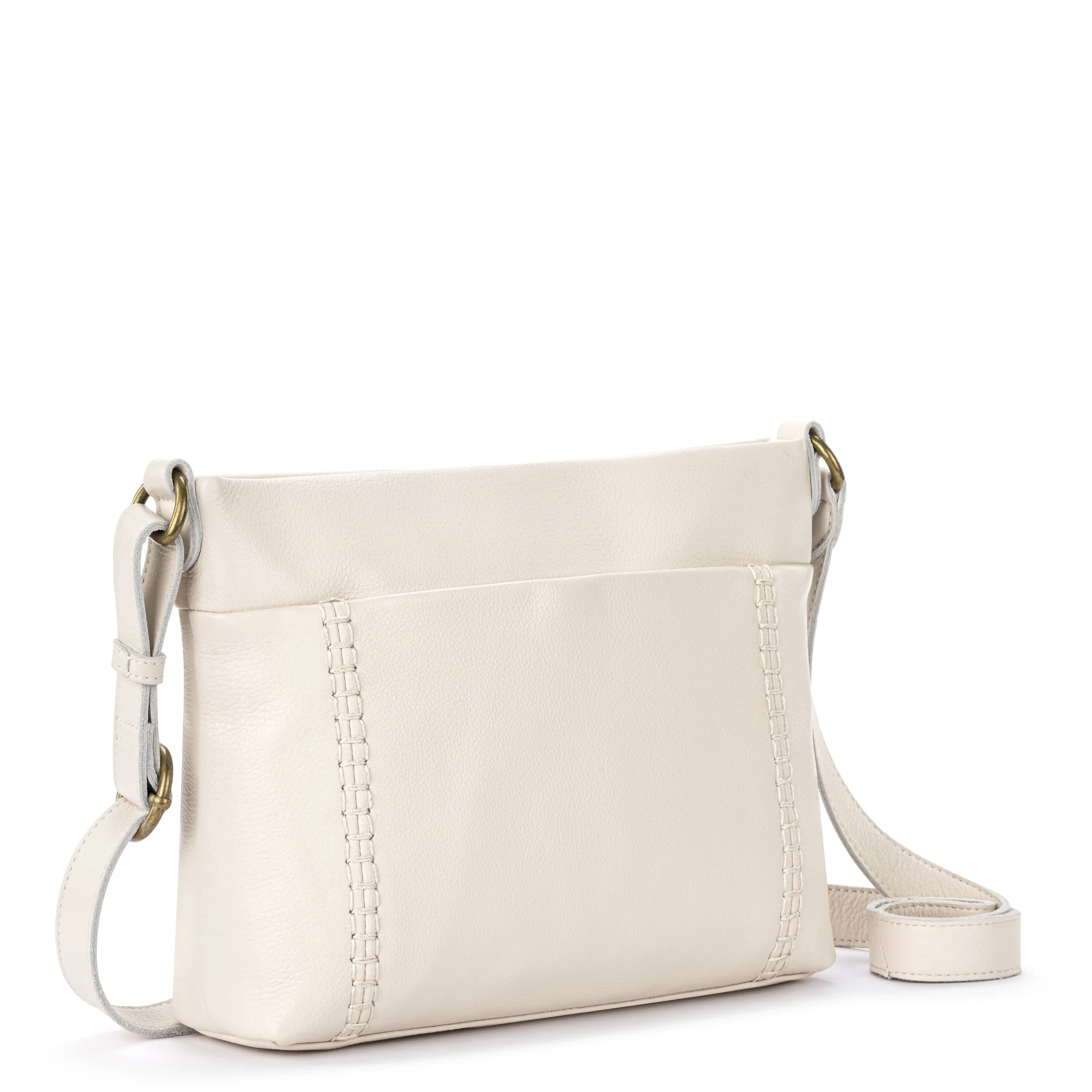 Melrose Crossbody - Leather - Stone - Image 4