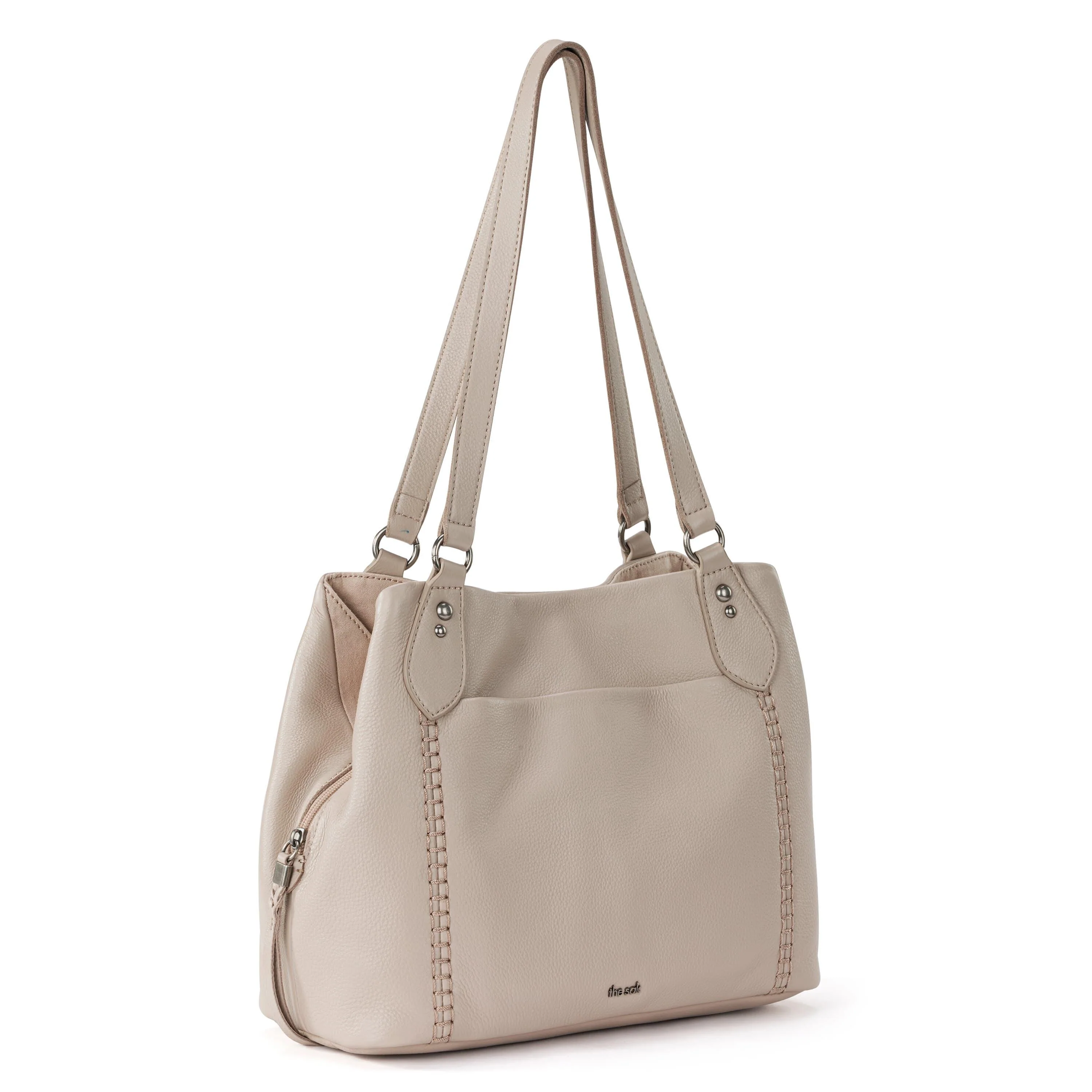 Melrose Satchel - Leather - Sand - Image 2