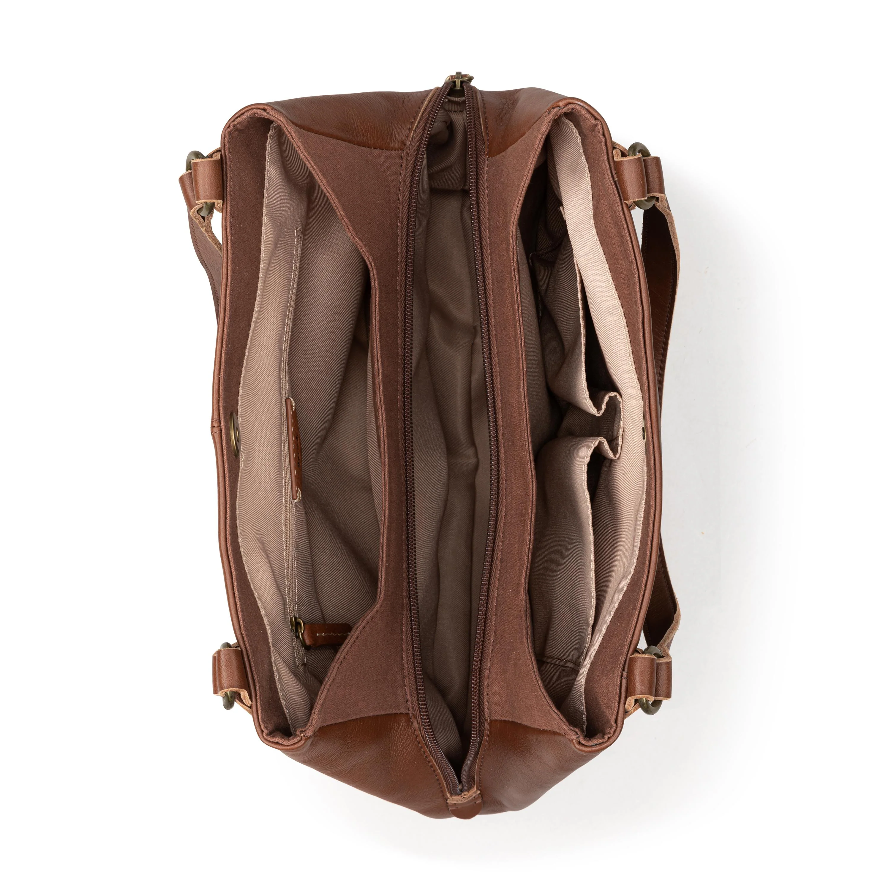 Melrose Satchel - Leather - Whiskey - Image 3