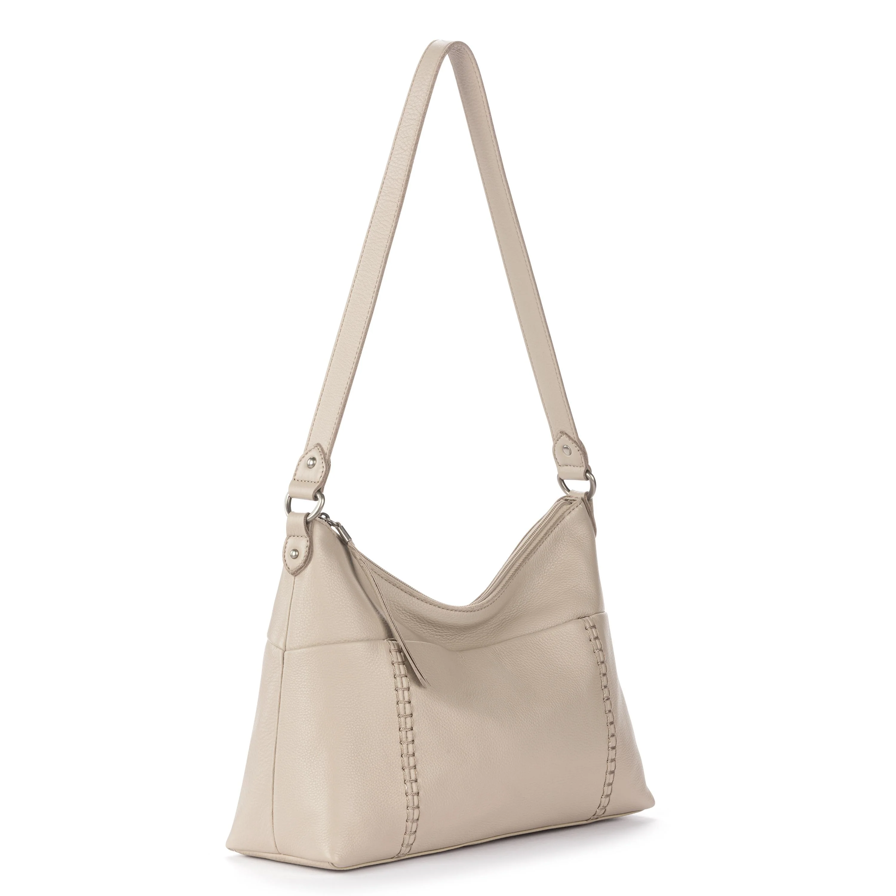 Melrose Shoulder Bag - Leather - Sand - Image 2