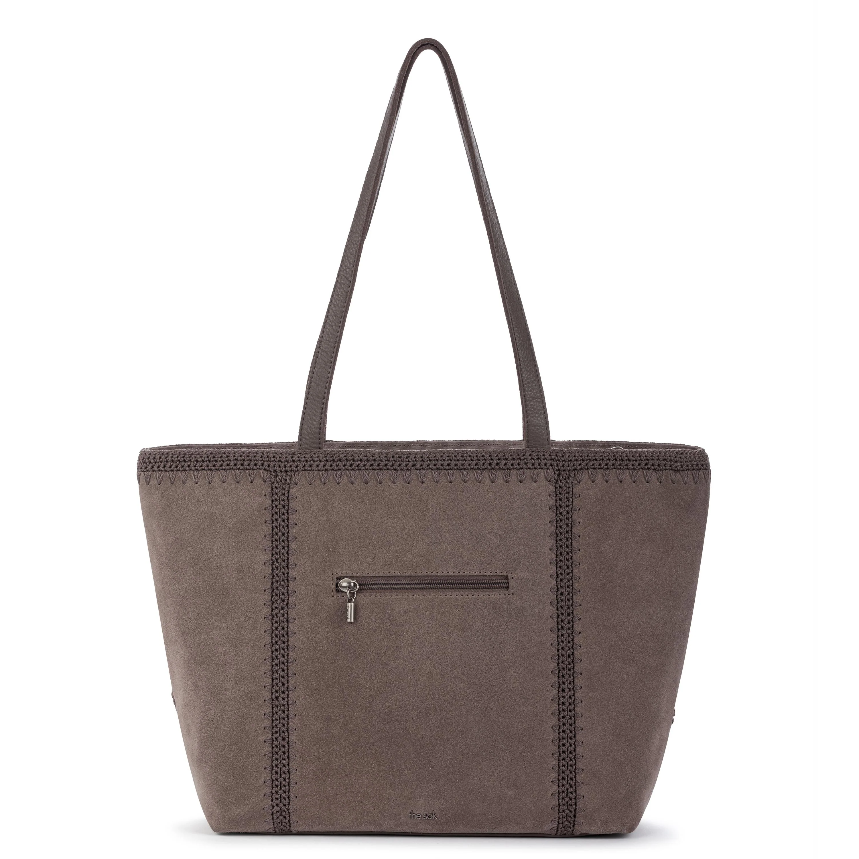 Metro Tote - Leather - Mushroom Suede Patch - Image 4