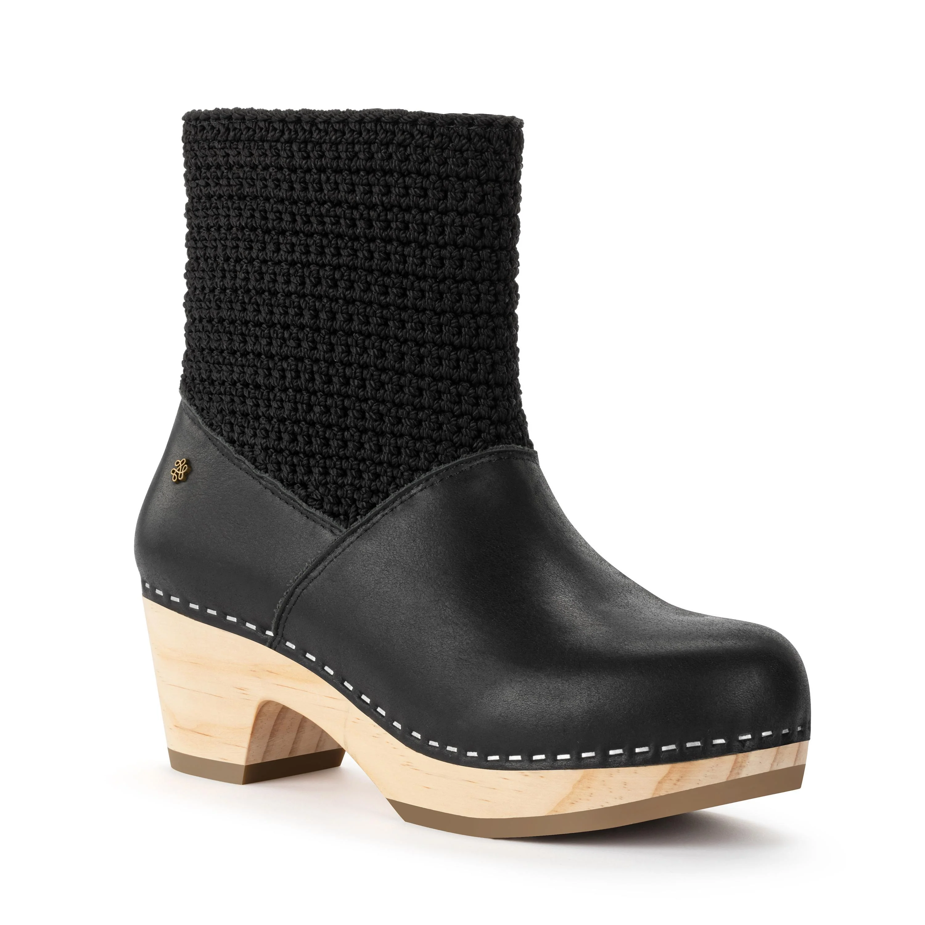 Paloma Clog Boot - Leather - Black - Image 3
