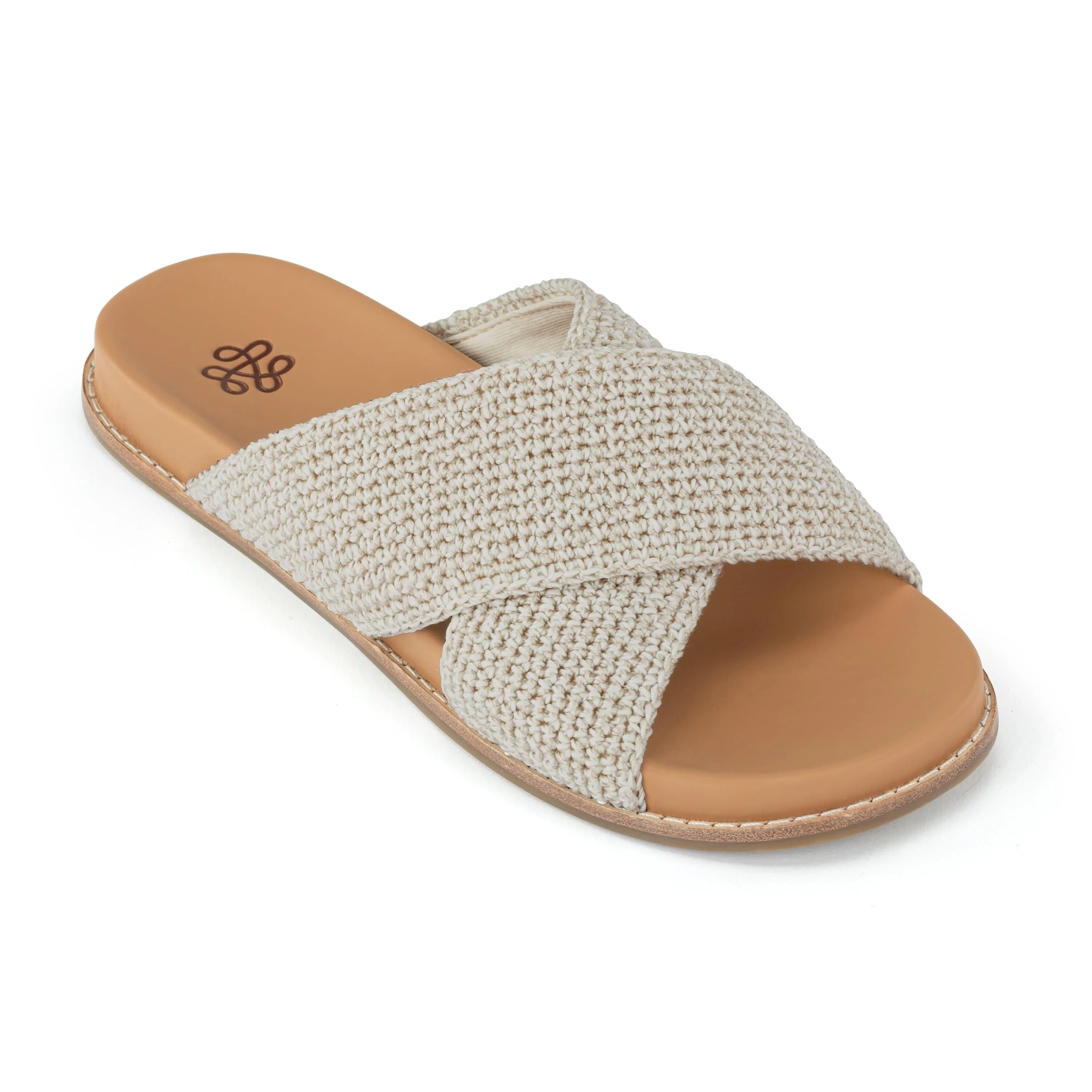 Penelope Sandal - Hand Crochet - Natural - Image 3