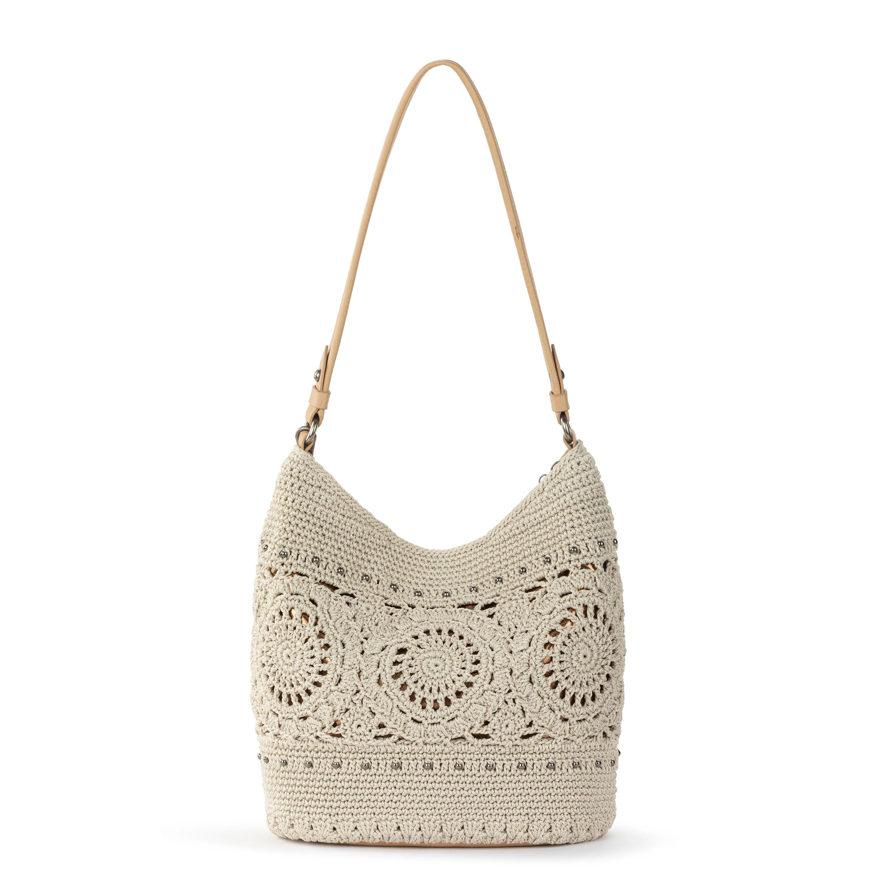 Sequoia Hobo - Hand Crochet - Natural Medallion - Image 6