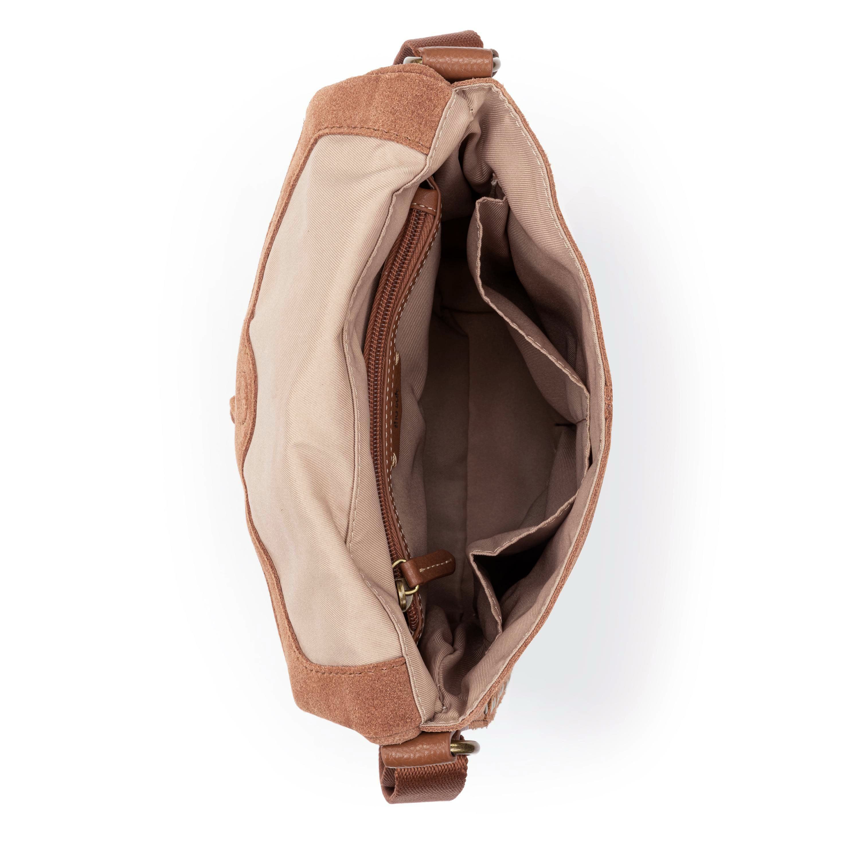 Silverlake Flap Crossbody - Leather - Tobacco Suede - Image 4