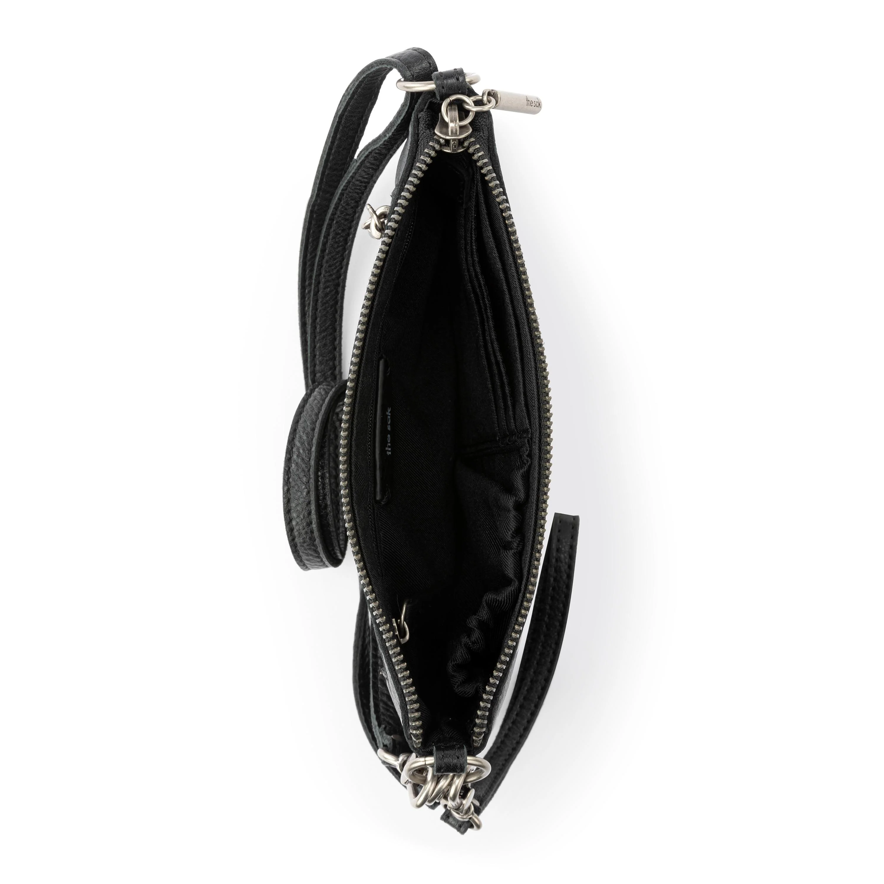 Vita Convertible Wristlet - Leather - Black Silver Stud - Image 4